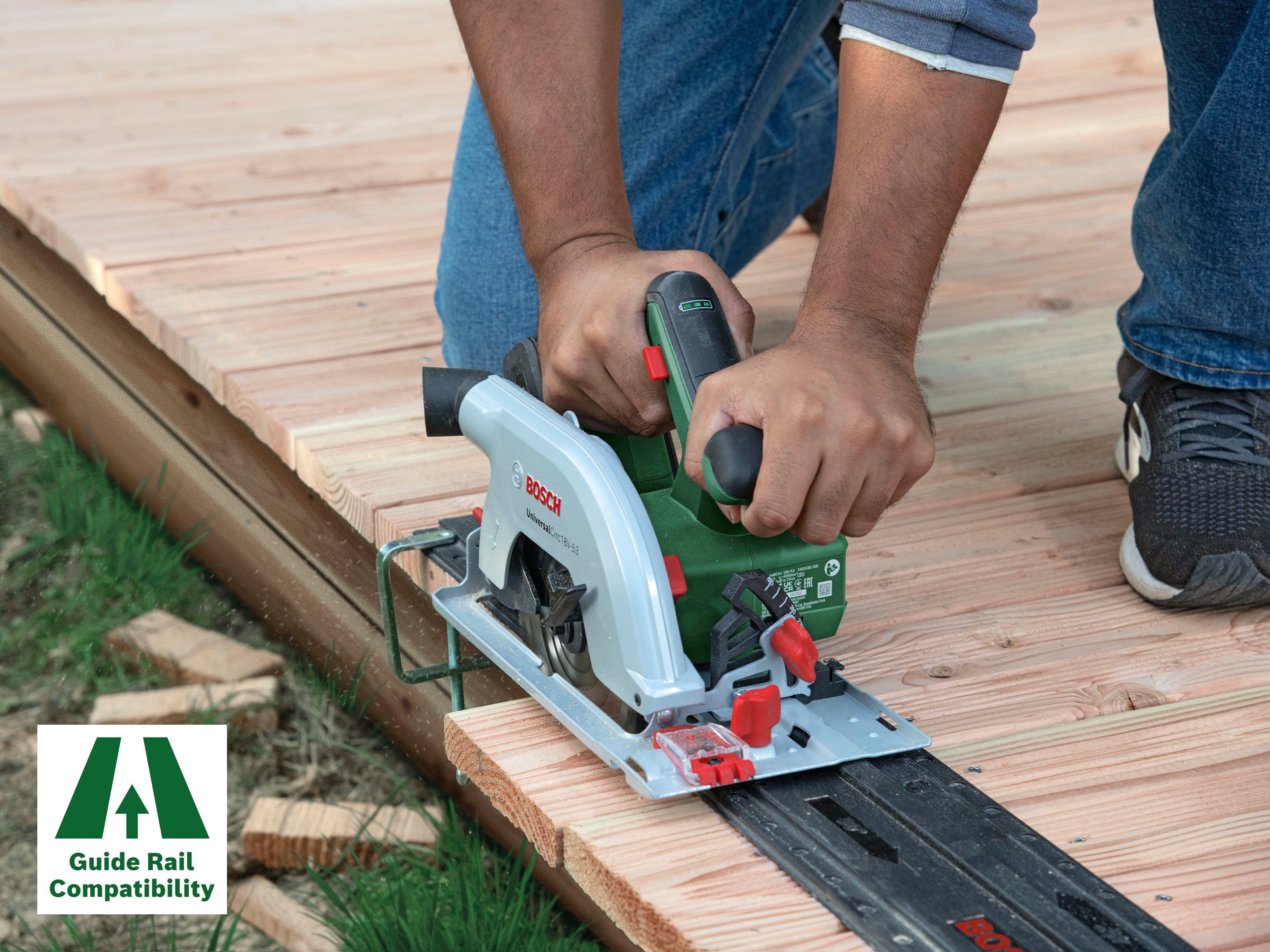 Bosch Home & Garden Akku-Handkreissäge UniversalCirc 18V-53 - solo, ohne Akku und Ladegerät – Bild 4 von 5