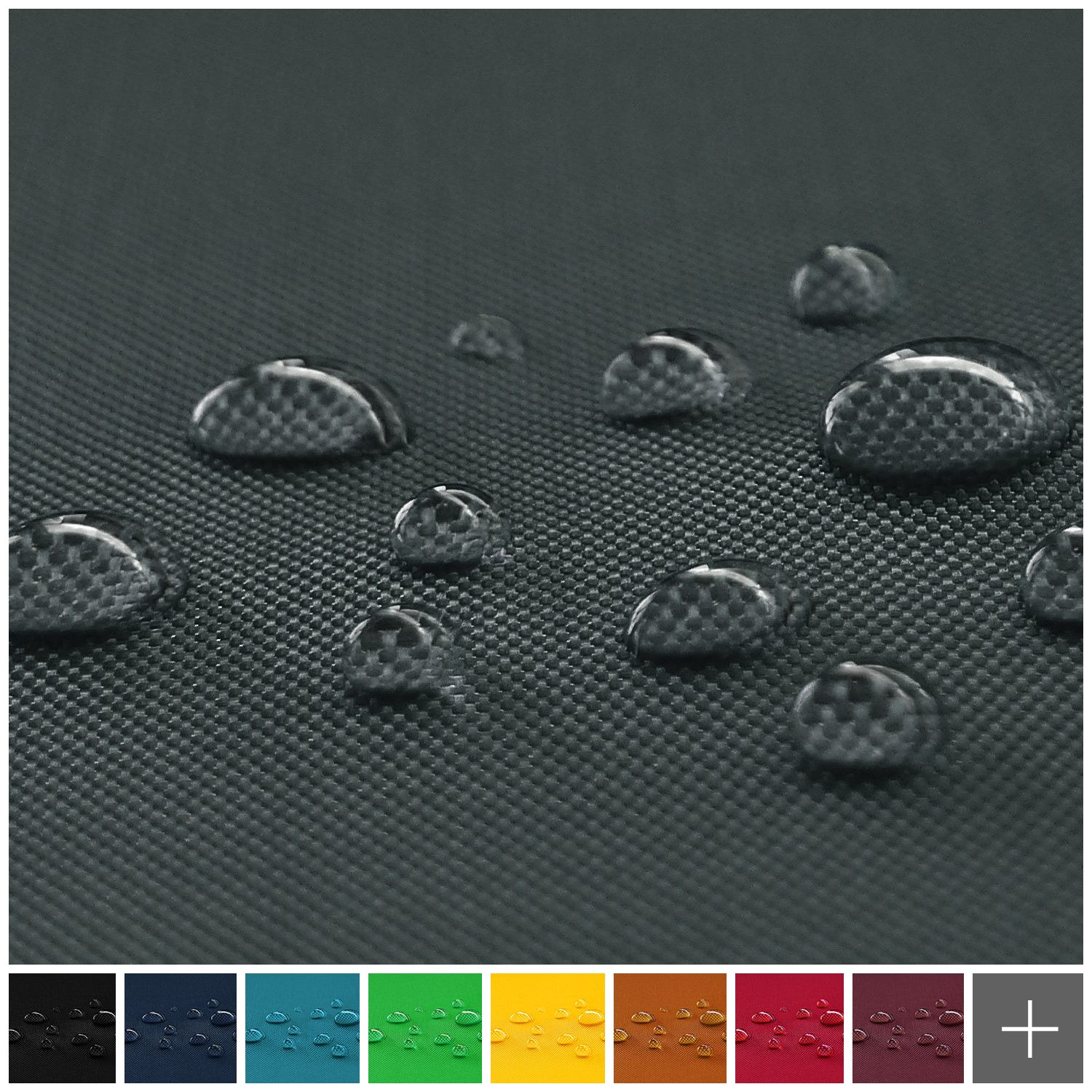 novely® Stoff OXFORD BIG 600D Polsterstoff Wasserfest Outdoorstoff Robust, Wasserabweisend, Pflegeleicht, Reißfest, Meterware, 1lfm