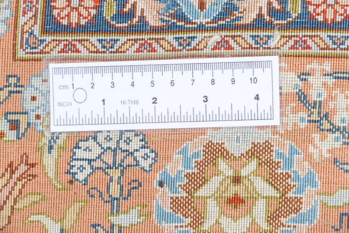 Seidenteppich Kayseri 124x173 Orientteppich, Nain mm 3 Handgeknüpfter Trading, rechteckig, Höhe