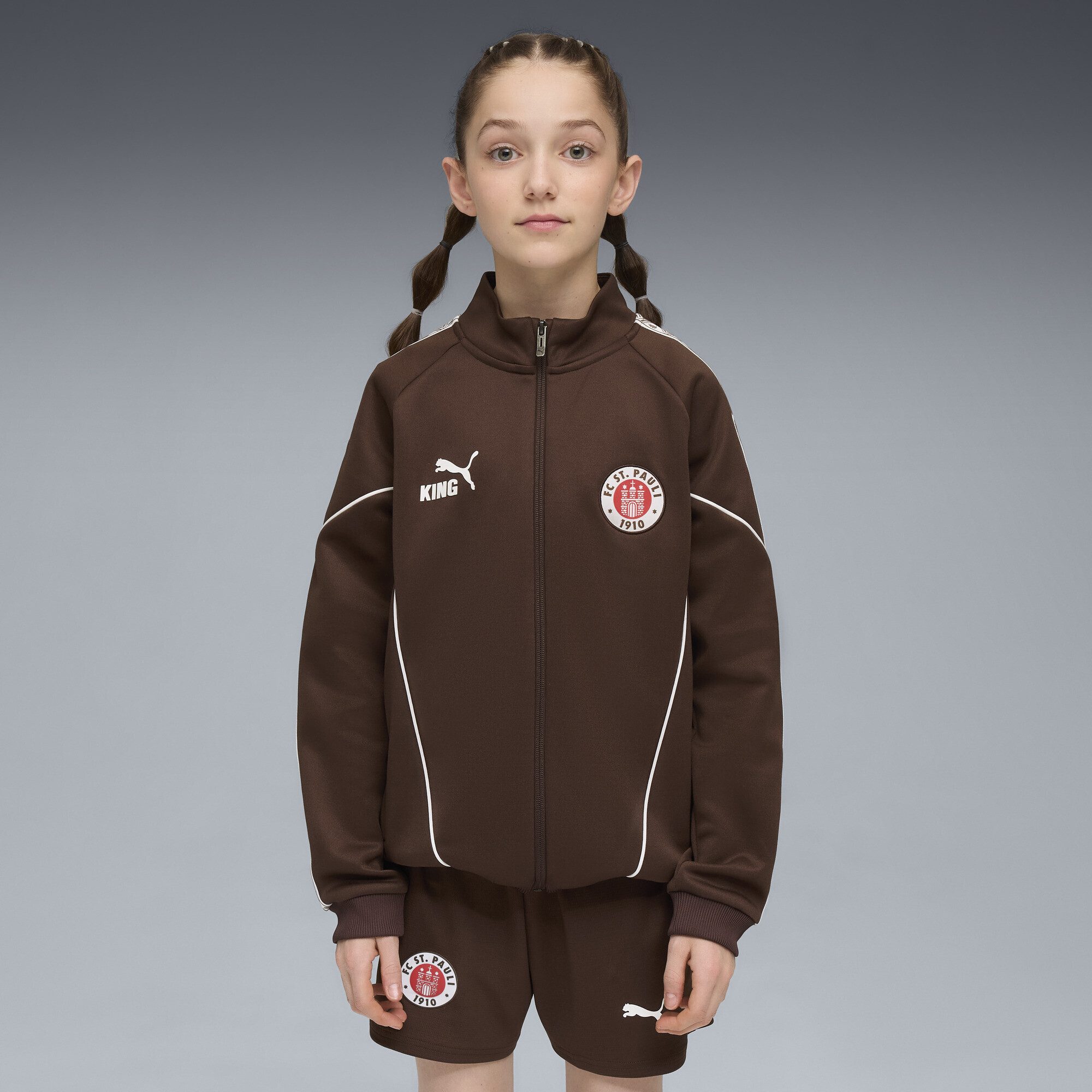 PUMA Sweatjacke FC St. Pauli KING Anthem Jacke Jugendliche