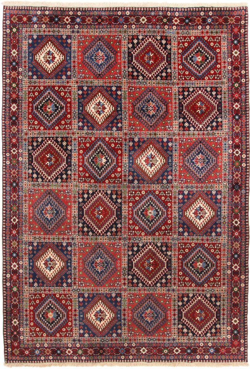 Orientteppich Yalameh 199x287 Handgeknüpfter Orientteppich / Perserteppich, Nain Trading, rechteckig, Höhe: 12 mm