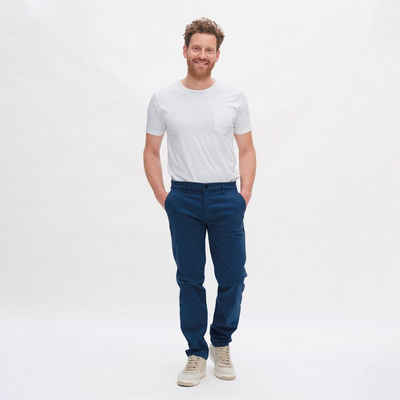 LIVING CRAFTS Bequeme Jeans NORIK Vielseitig kombinierbare Herren-Chinos aus Bio-Baumwolle mit Elasthan