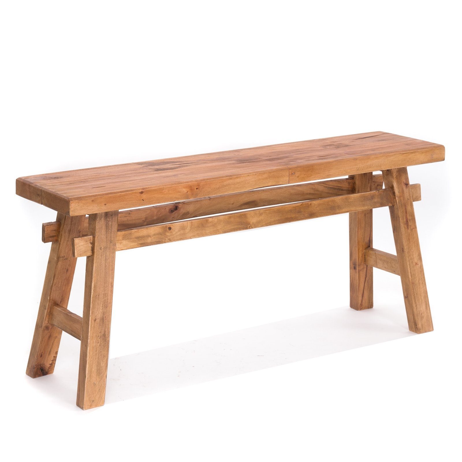 DESIGN DELIGHTS Sitzbank SITZBANK "EAST", Altholz massiv, 118x53x27,5cm (BxHxT), Holzbank