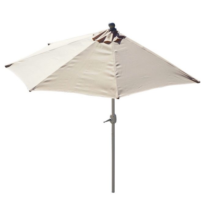 MCW Sonnenschirm Lorca-270 LxB: 260x135 cm Optional mit Schirmständer witterungsfest Platzsparend faltbar