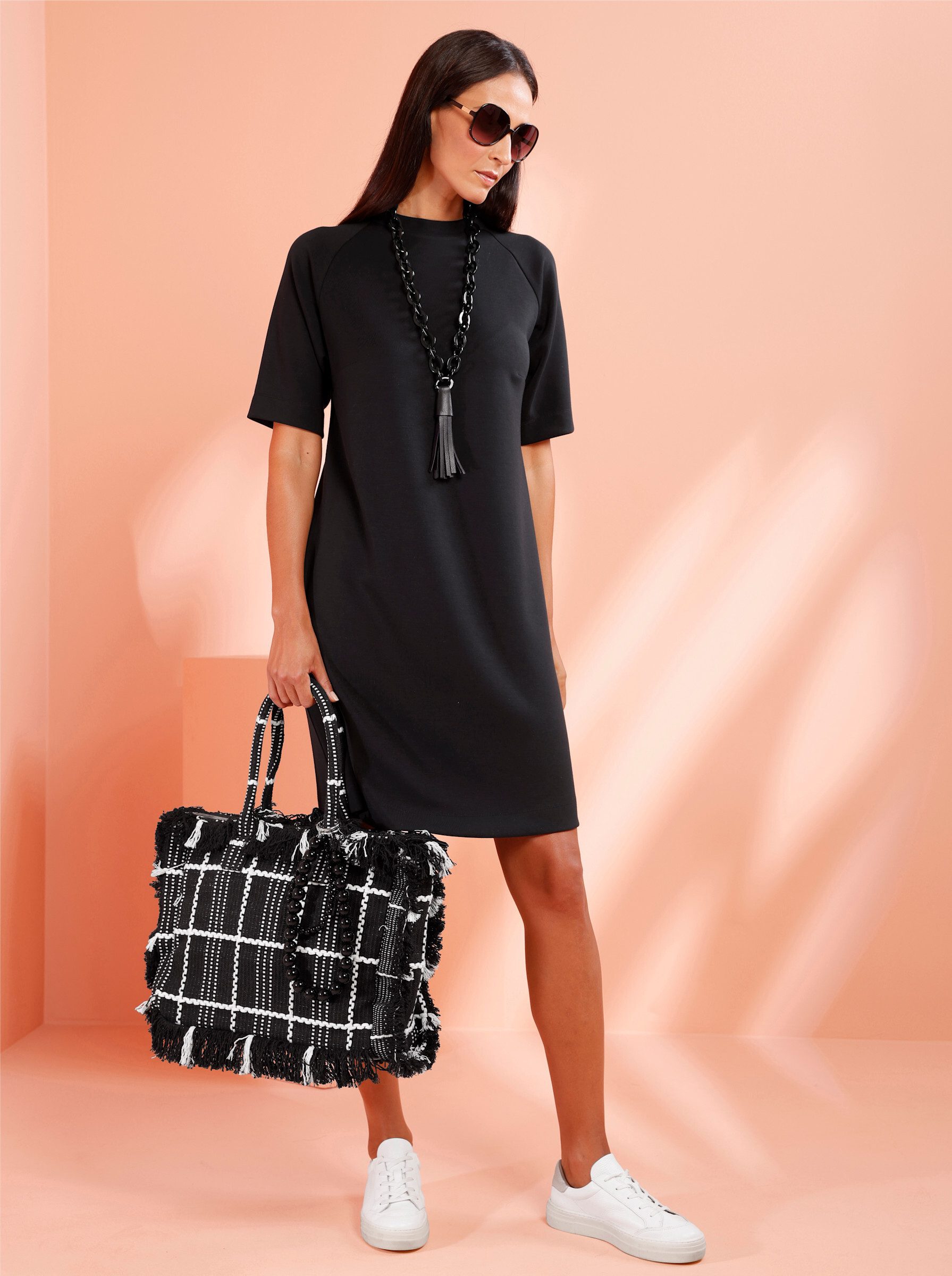 heine Etuikleid Kleid Kurzarm