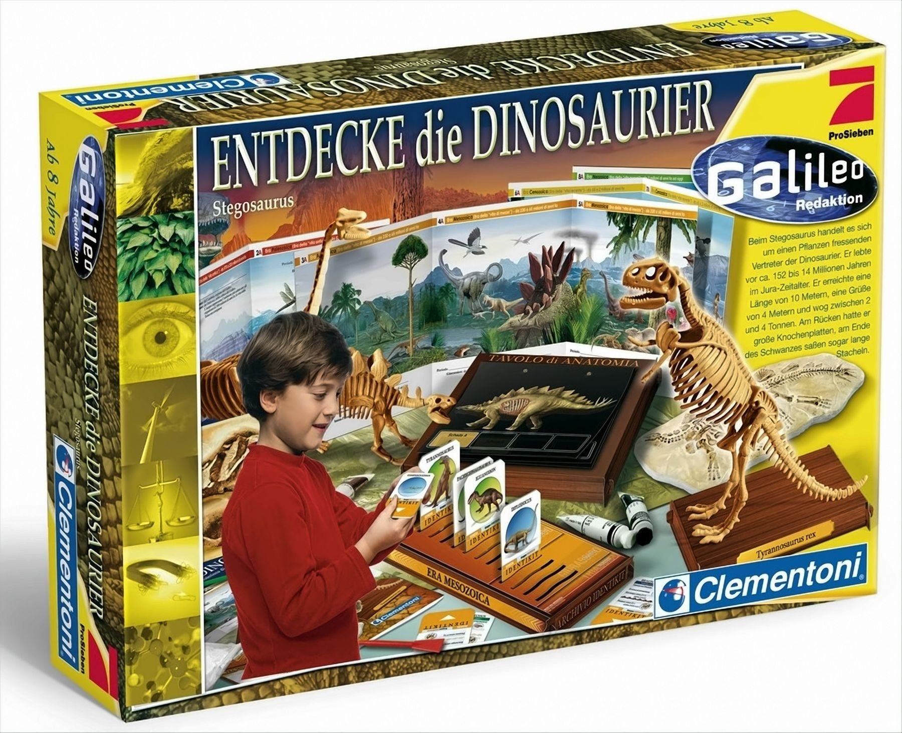 Clementoni® Spiel, Clementoni - - die - - Clementoni Entdecke Entdecke die Dinosaurier Galileo Galileo Dinosaurier