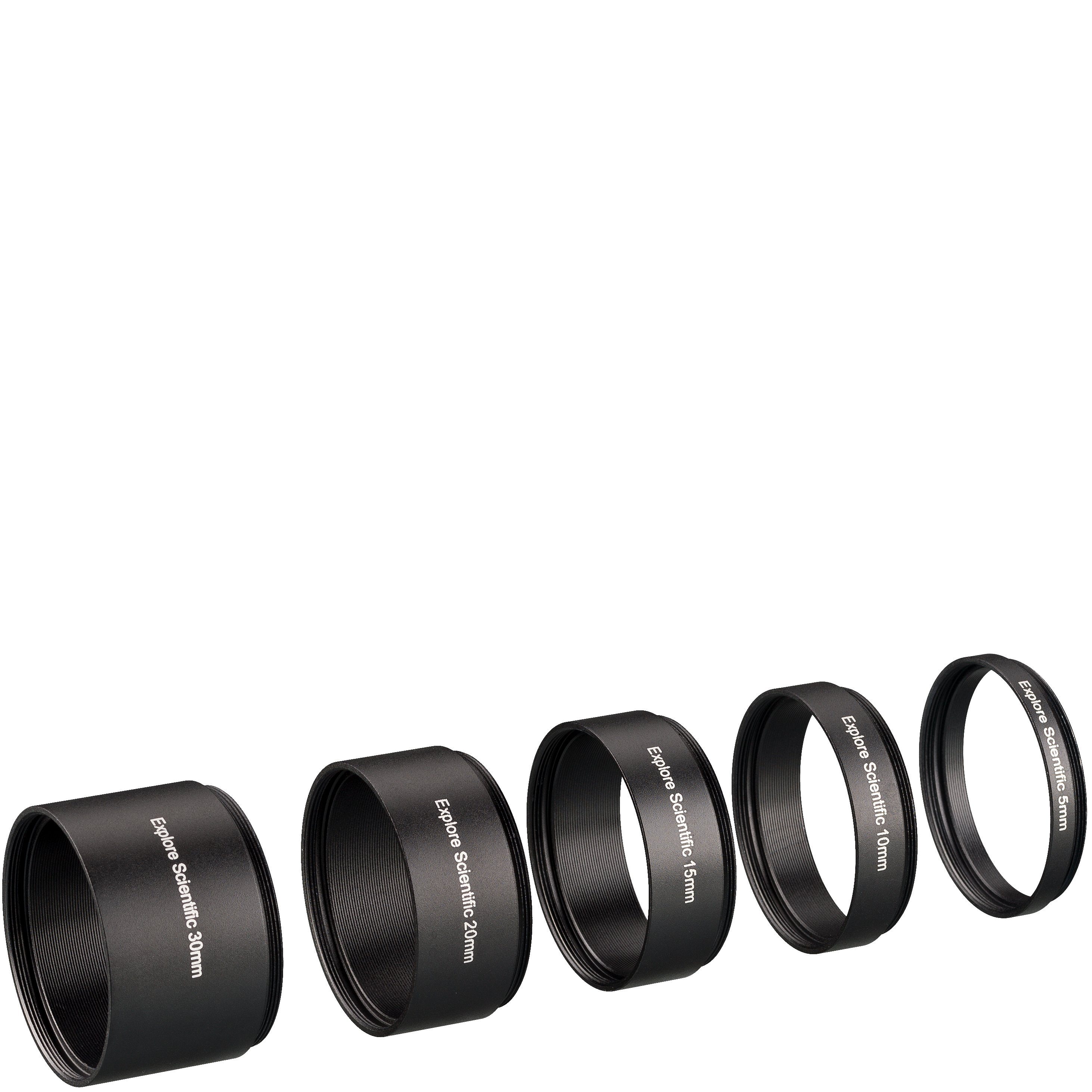 EXPLORE SCIENTIFIC EXPLORE SCIENTIFIC Verlängerungshülsenset M48x0.75 - 5-teilig (30, 20… Objektiv-Adapter