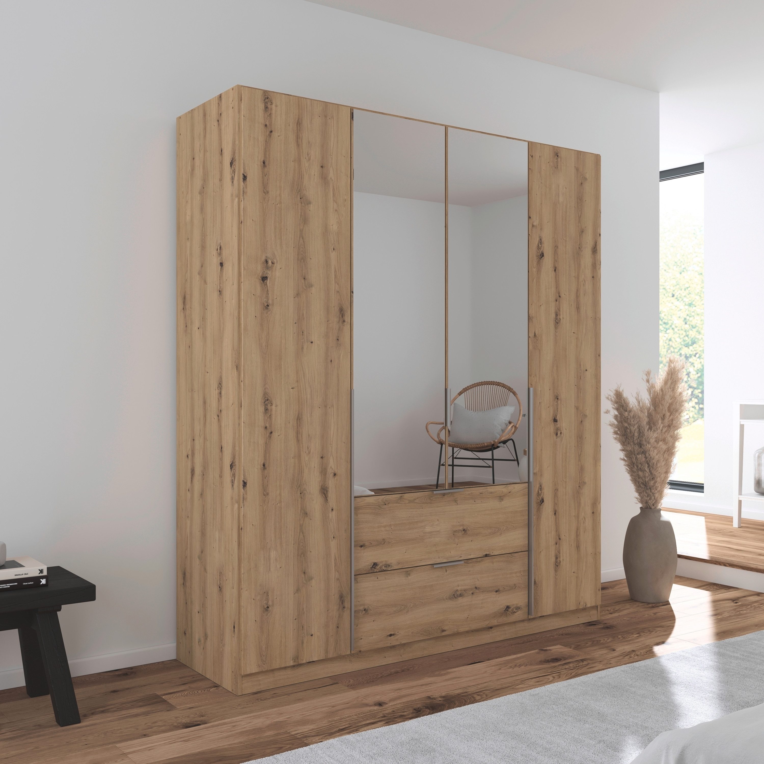 rauch Drehtürenschrank Kleiderschrank Schrank Garderobe AGORDO günstig online kaufen