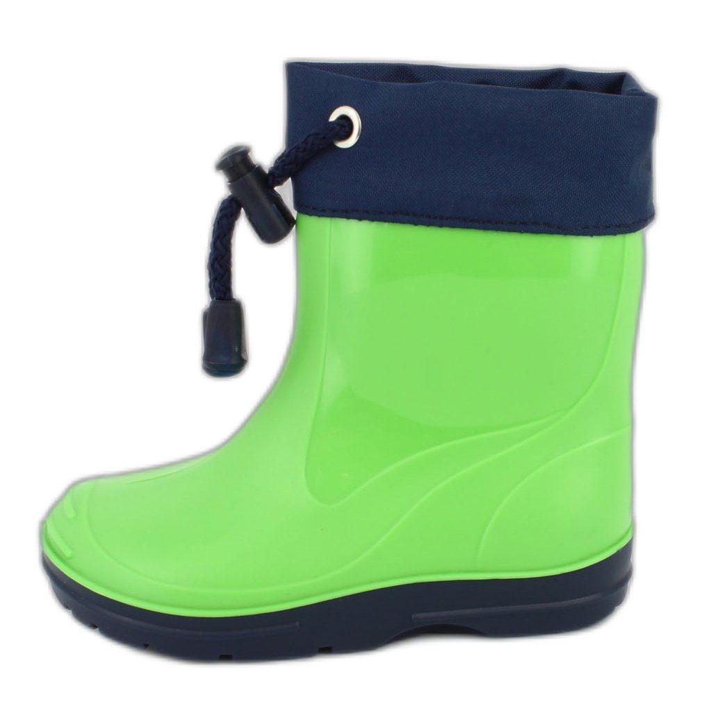 Beck Kleinkinder Regenstiefel Basic Gummistiefel (für Mädchen und Jungs, in vielen Farben und Größen erhältlich) wasserdicht, Schmale Passform, Kurzschaft für sicheres Gehen