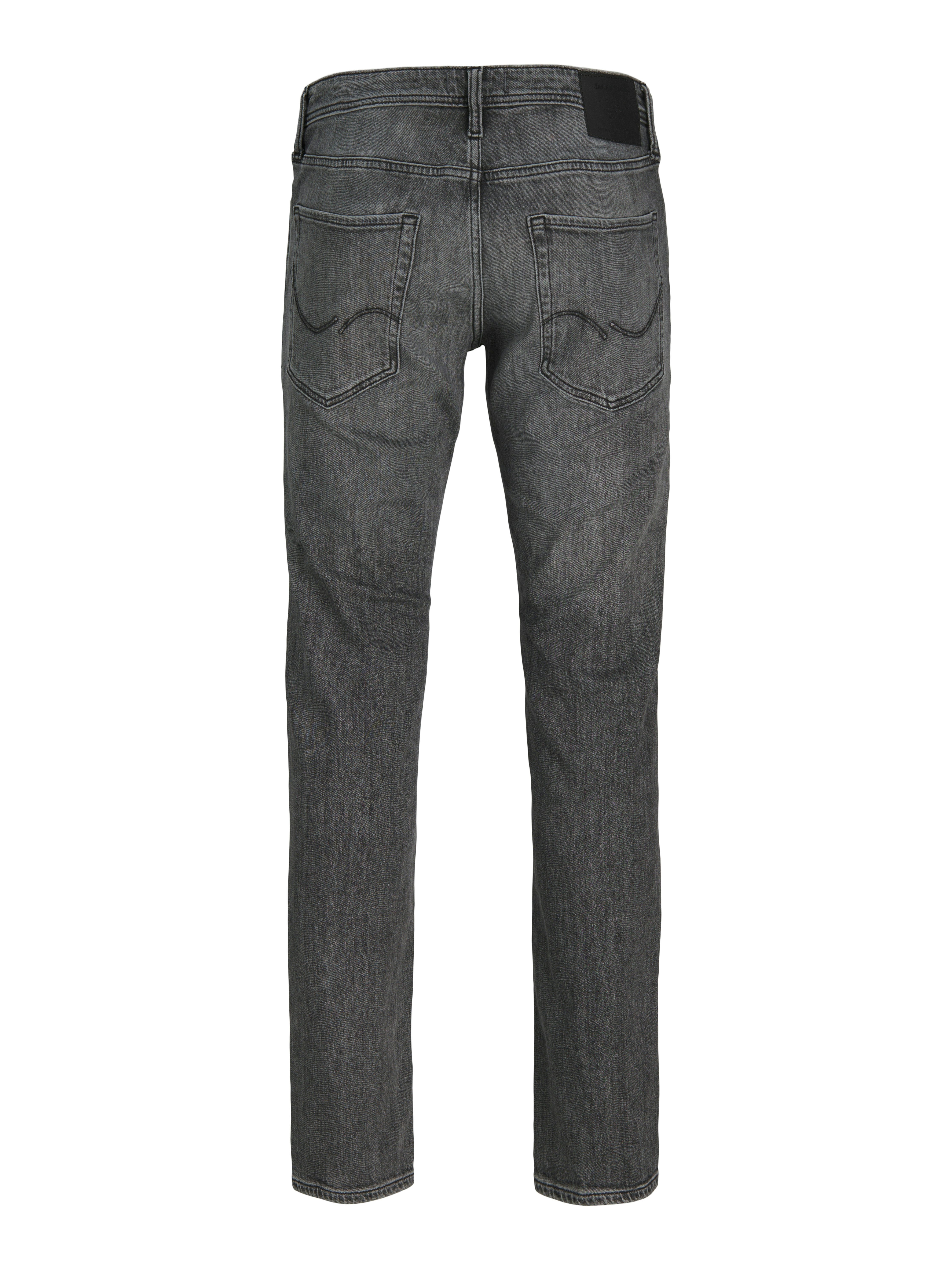 Jack & Jones Regular-fit-Jeans JJICLARK im Used-Look, Stretchkomfort und niedrige Leibhöhe Baumwollmischung, regular fit