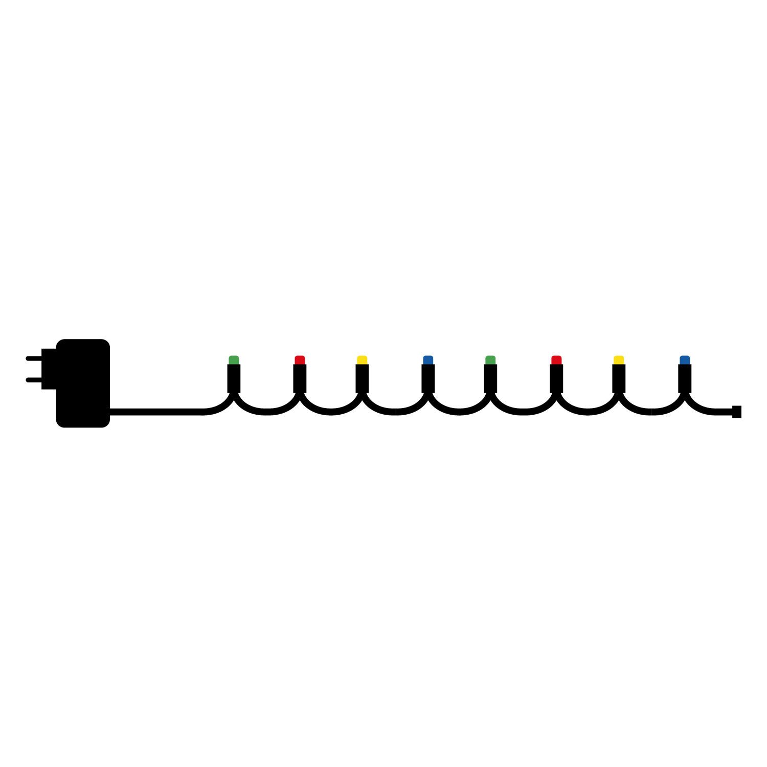 Sirius Home A/S LED-Lichterkette Easy-Line bunt outdoor, fernbedienbar