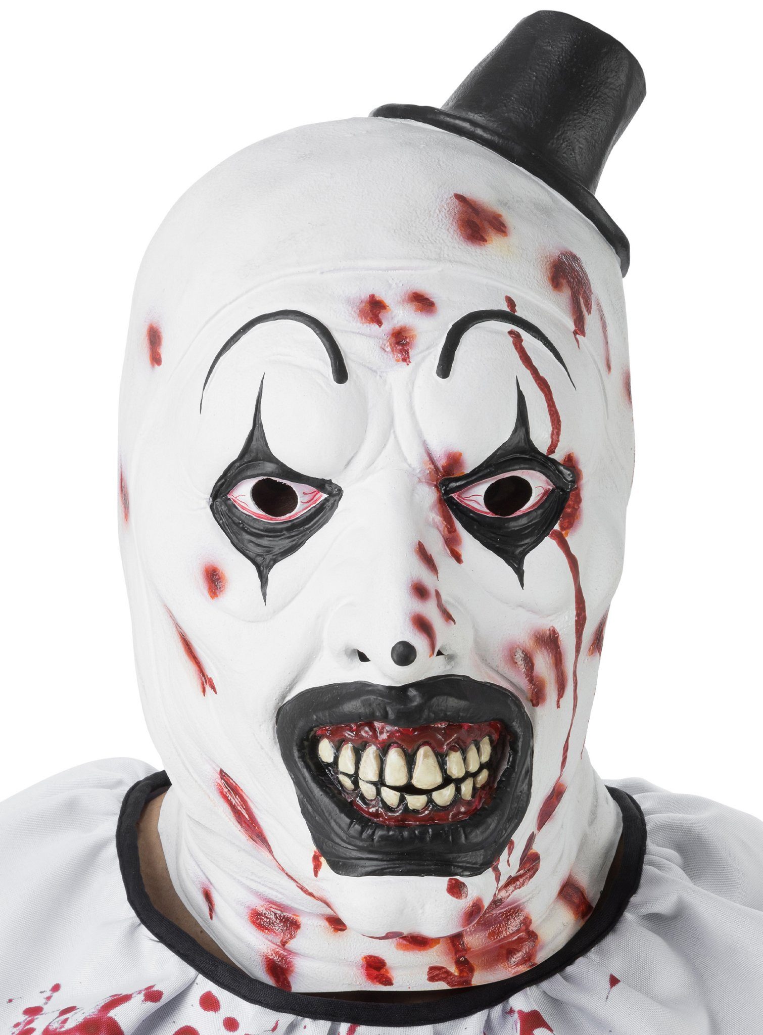 CHAKS Verkleidungsmaske Terrifier – Art the Clown Basic Maske aus Latex, Offiziell lizenzierte Maske des Horrorclowns in einer günstigeren Var