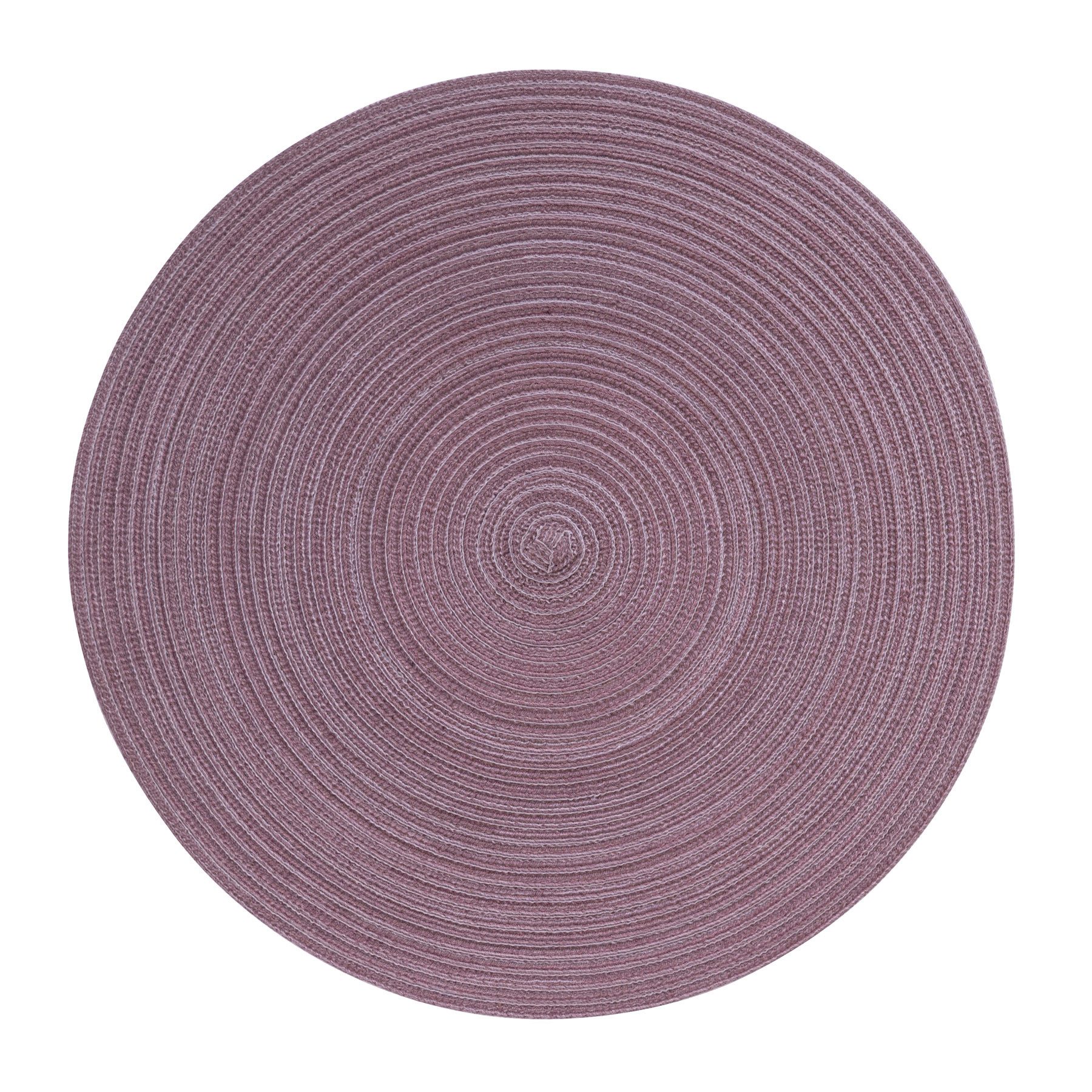 Platzset Tischset rund 12er Set Samba Kreis 038 mauve