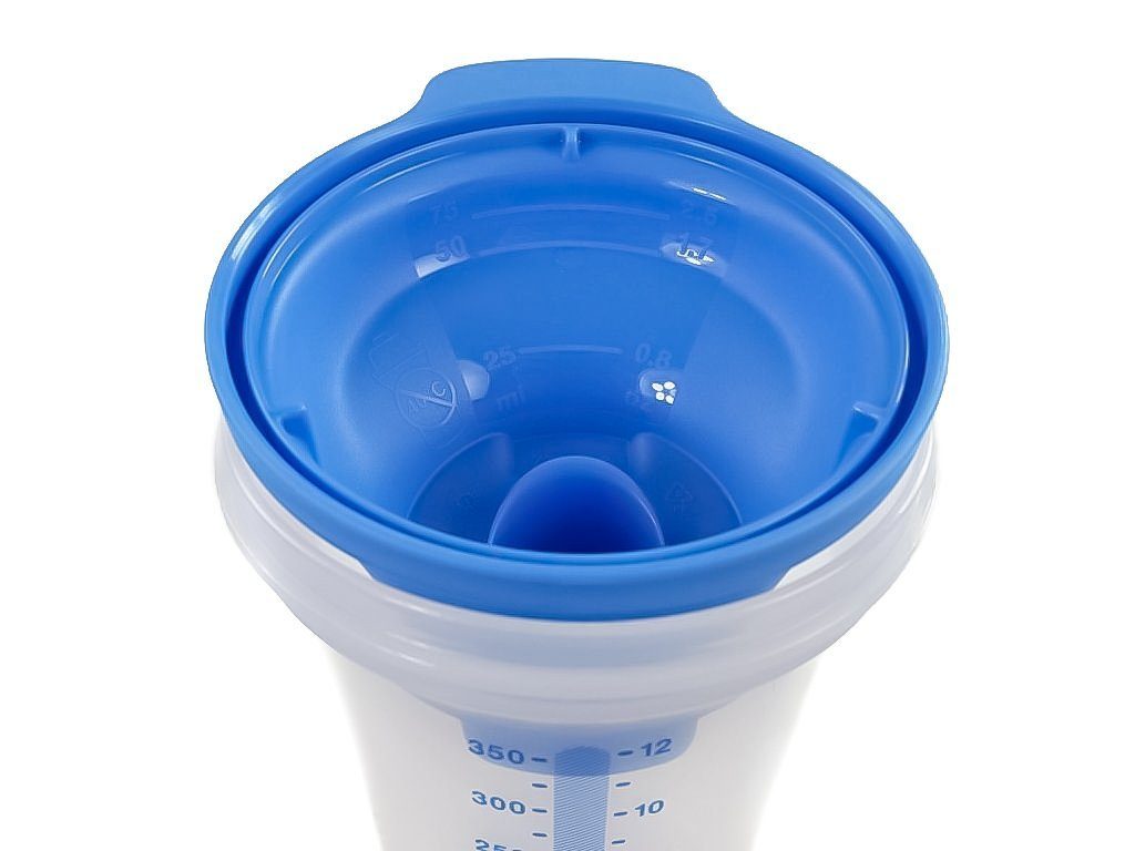 Tupperware Teig Shaker Shake-It 350 ml blau + SPÜLTUCH