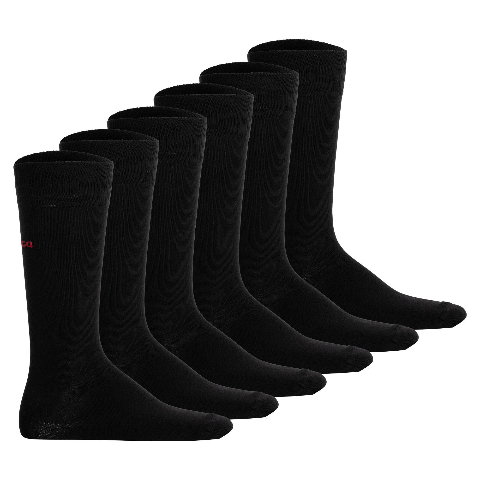 HUGO Короткі шкарпетки Herren Unisex, 6er Pack - RS Uni, Короткі шкарпетки
