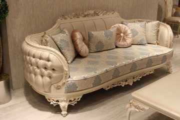 JVmoebel Wohnzimmer-Set Stilvolles Luxuriösen 3-Sitzer Sofa Wohnzimmer Sessel Edlem Möbel, (2-St., 1x 3-Sitzer + 1x Sessel), Made in Europa