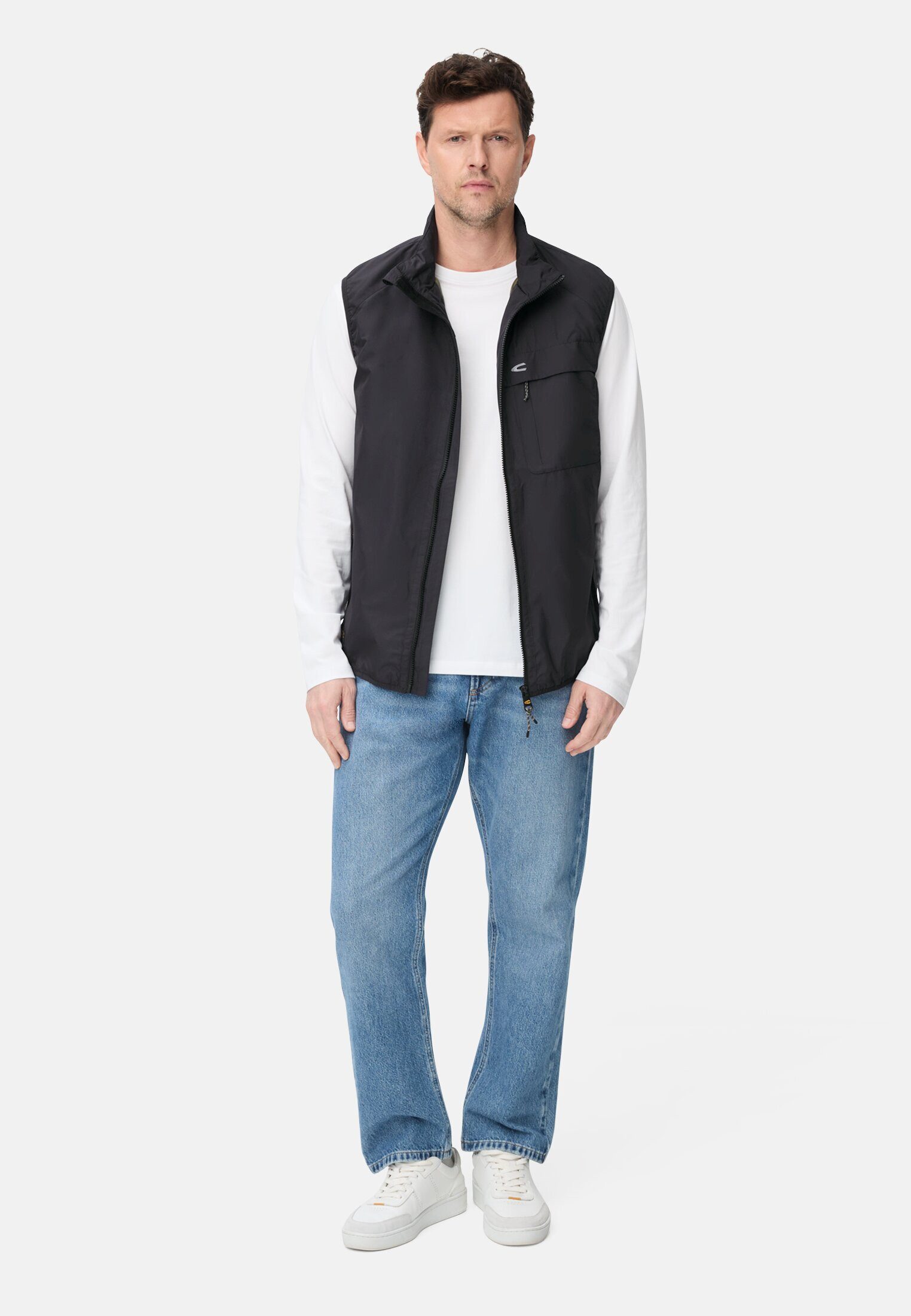 camel active Funktionsweste Outdoor Weste aus wasserabweisendem Material Weste_Outdoor-Weste