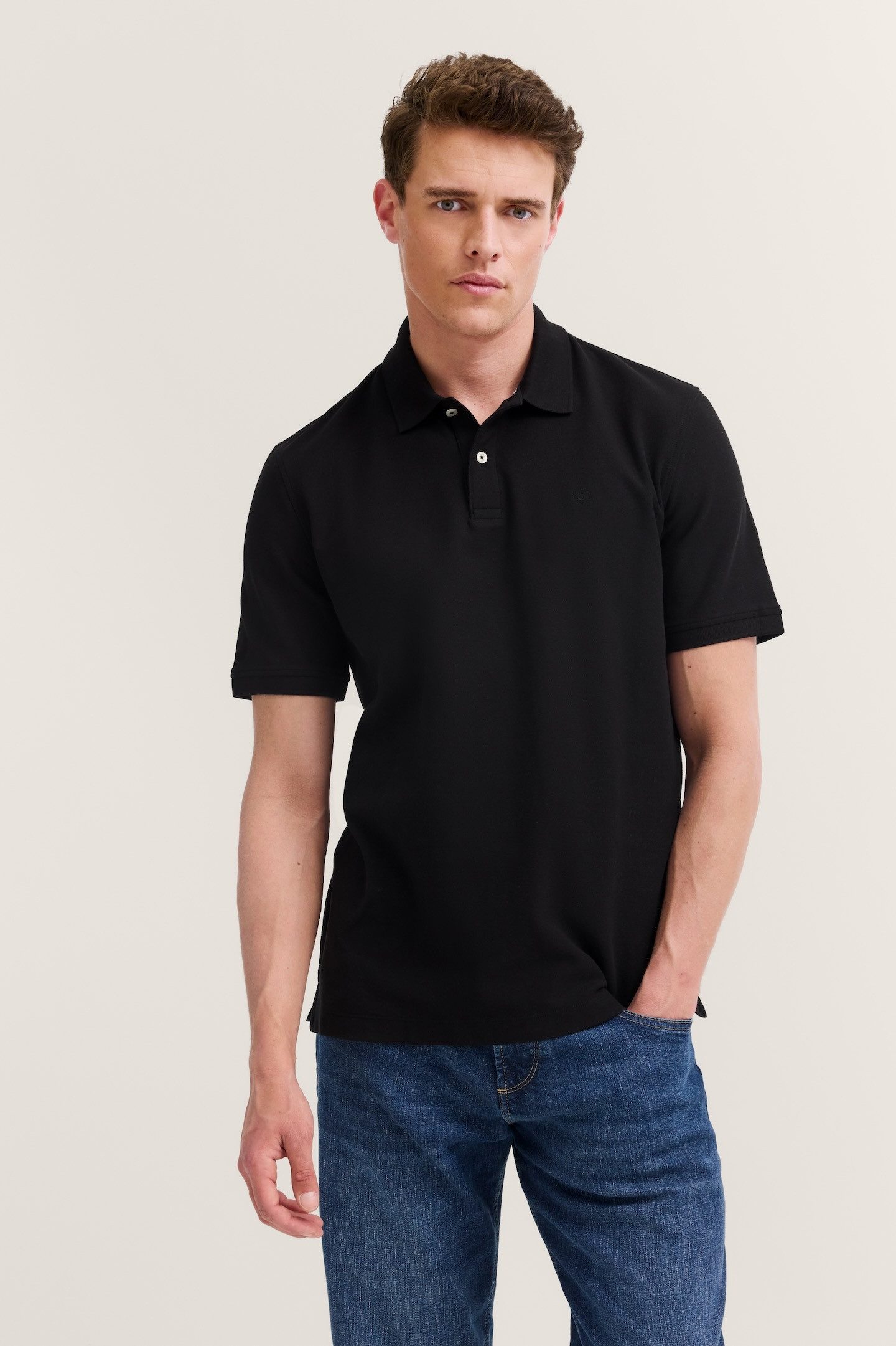 bugatti Poloshirt Basic Essential Modern Fit Piqué