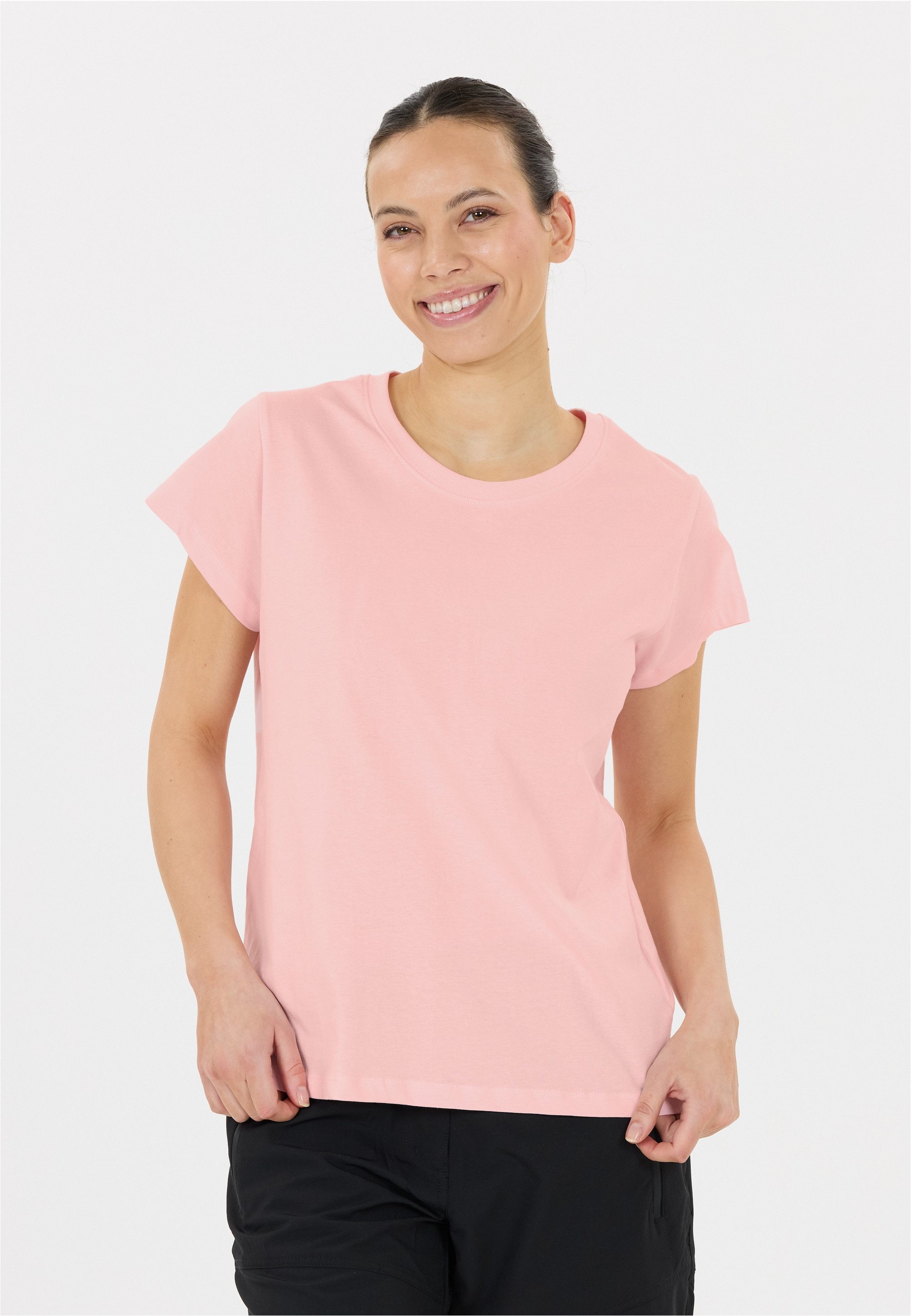 CRUZ Funktionsshirt Highmore im smarten Basic-Look aus reiner Baumwolle