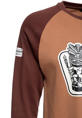 KingKerosin Longsleeve The Islander mit Raglanärmel