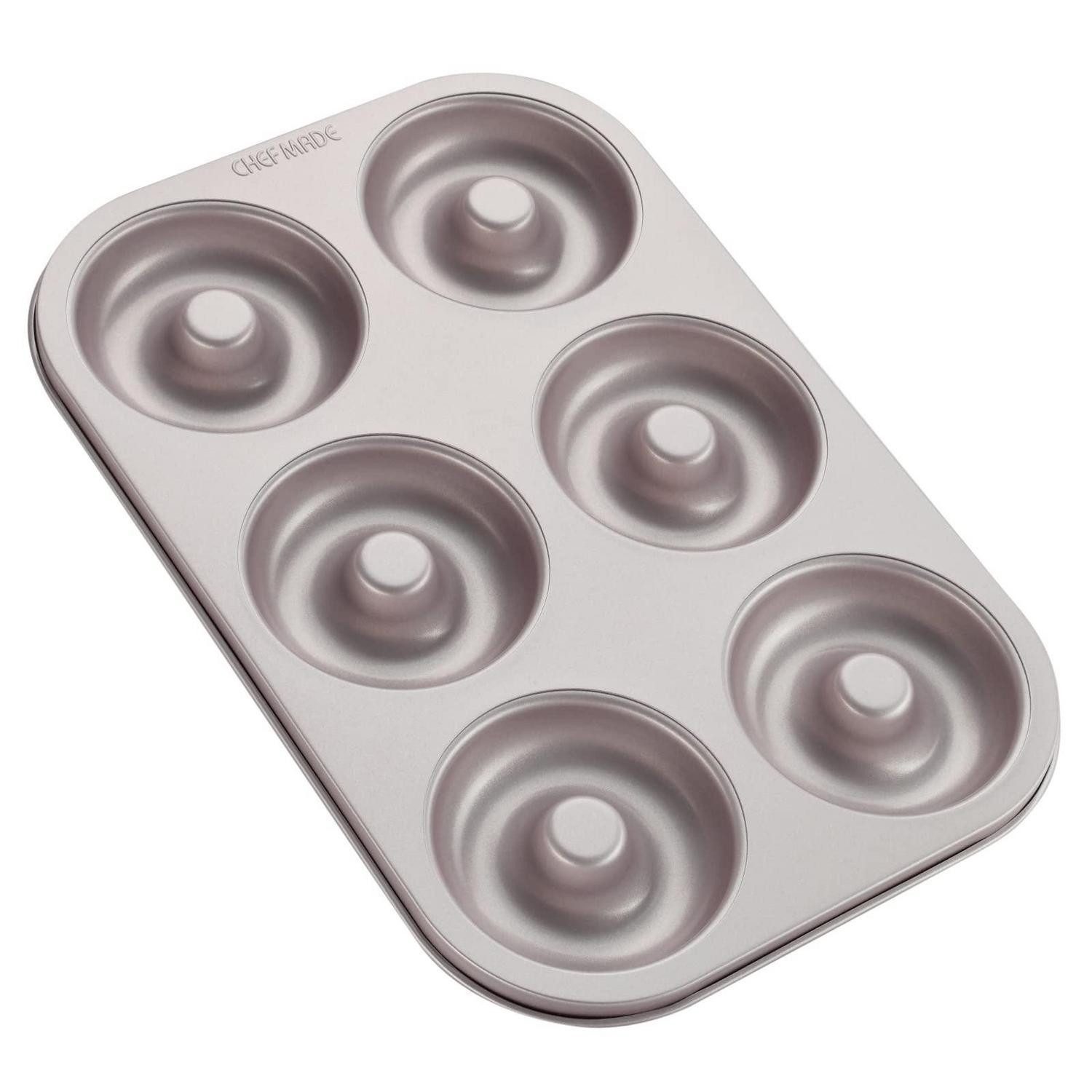 LuxusKollektion Donutform Donutform Kuchenform 6 Cups Champagner Gold, (6-tlg)