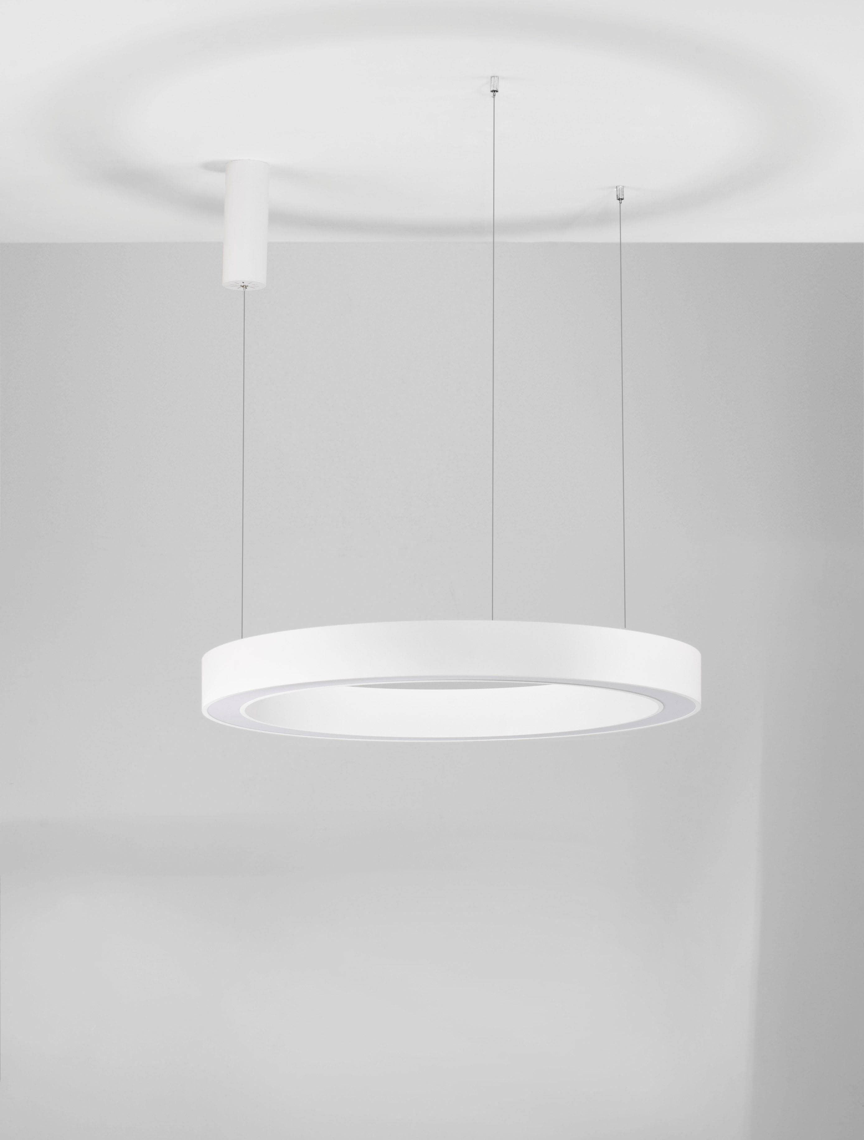 Nova Luce LED-Hängeleuchte MORBIDO, dimmbar über Fernbedienung, LED fest integriert, Warmweiß