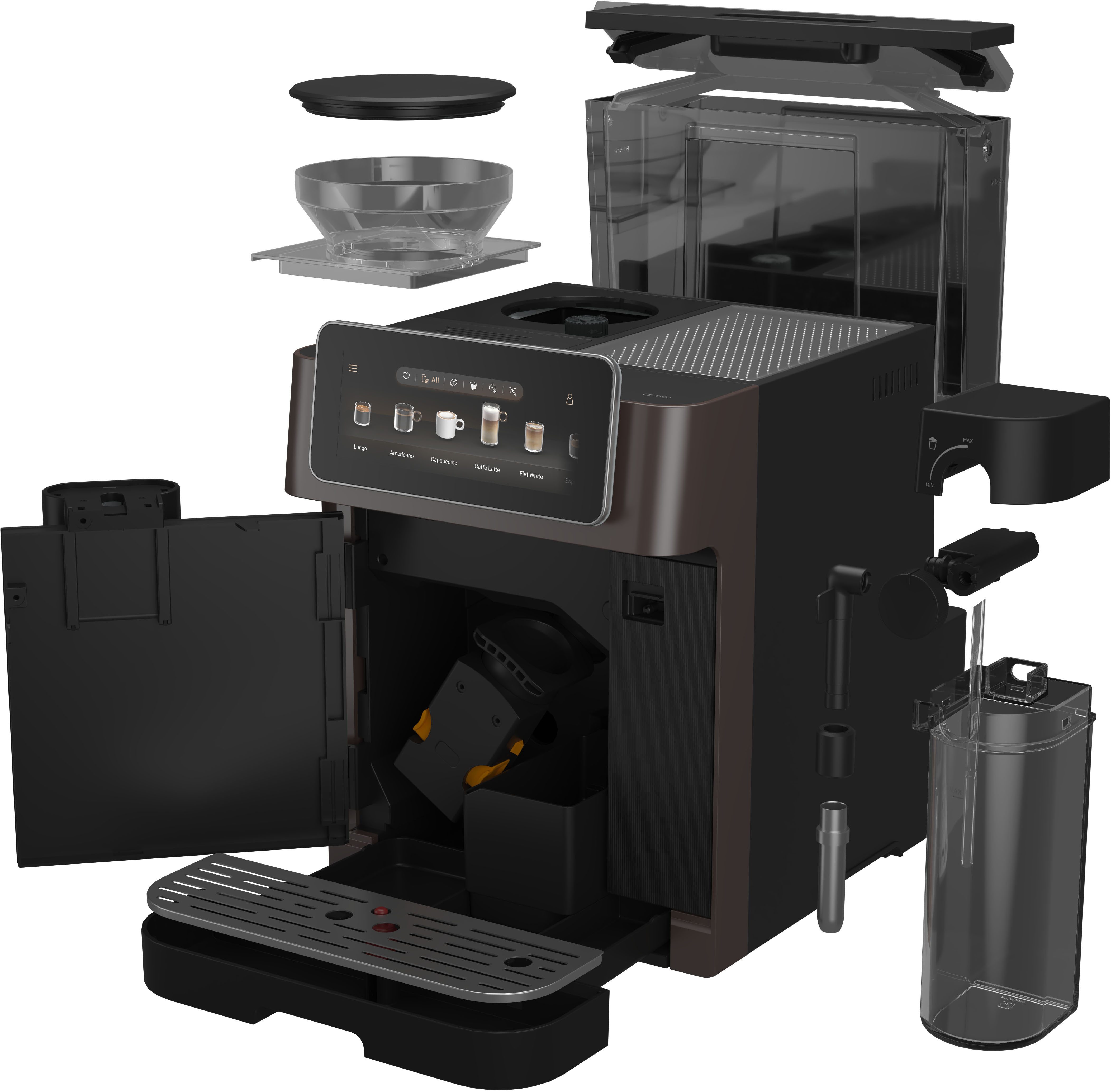 Grundig Kaffeevollautomat KVA 9230, Premium Kaffeevollautomat mit App, 50+ Getränke & CreamyPro™ – Bild 5 von 5