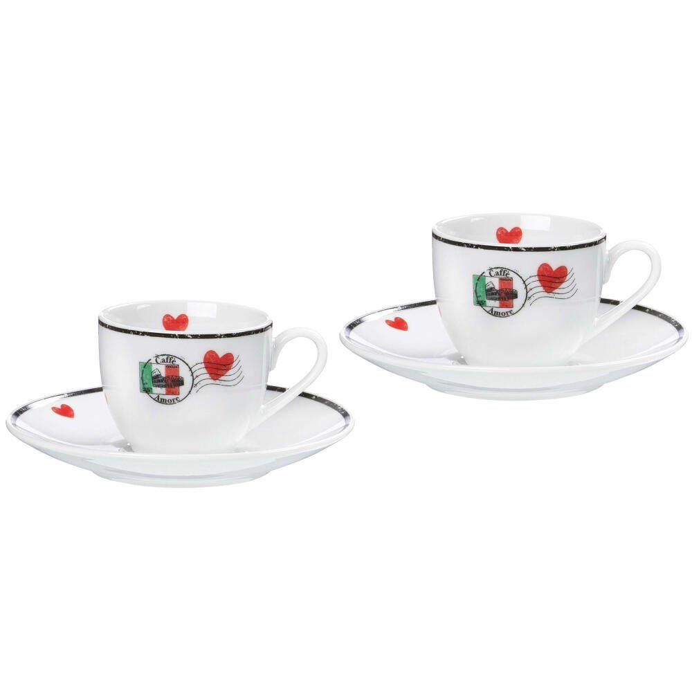 Espressotasse Espressoset Caffe Amore