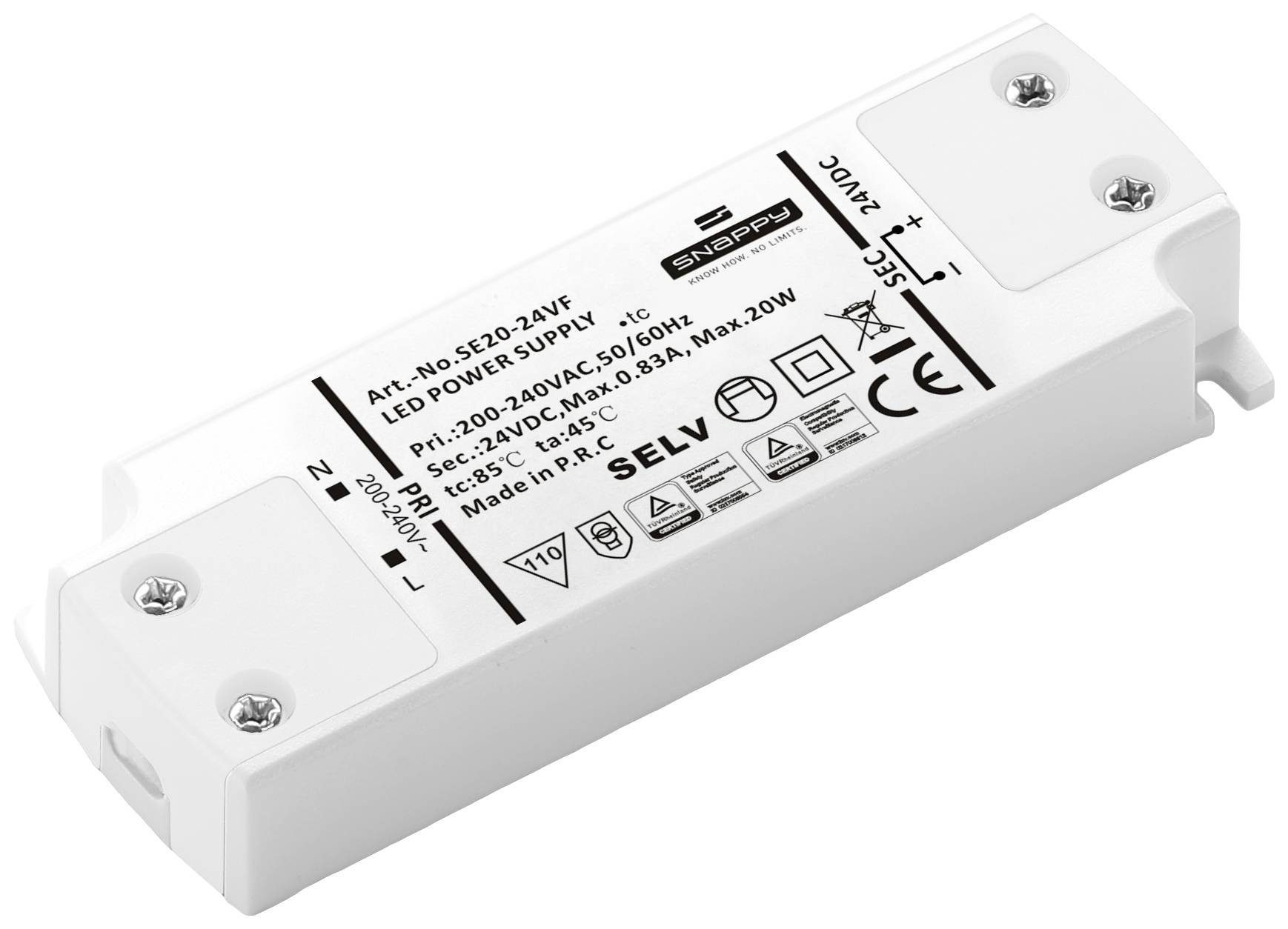 voelkner selection LED Aufbaustrahler »Dehner Elektronik SE 20-24VF ...