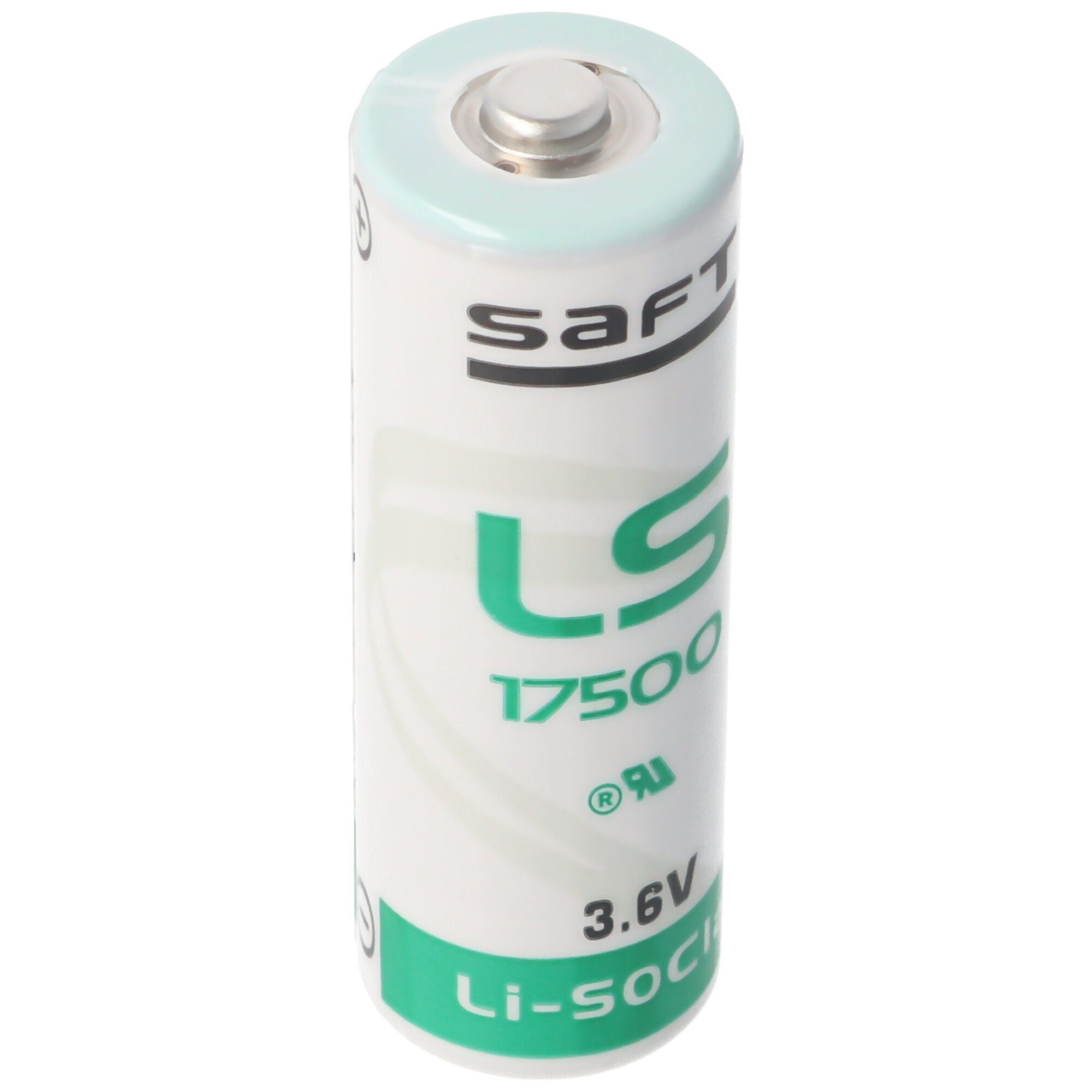 Batterie, Lötfahne Saft Lithium Batterie, (3,6 LS17500 Size A, ohne V) SAFT
