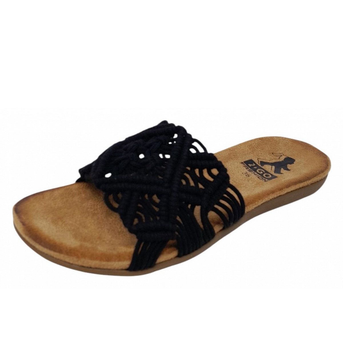 2GO FASHION Makramee Pantolette günstig online kaufen