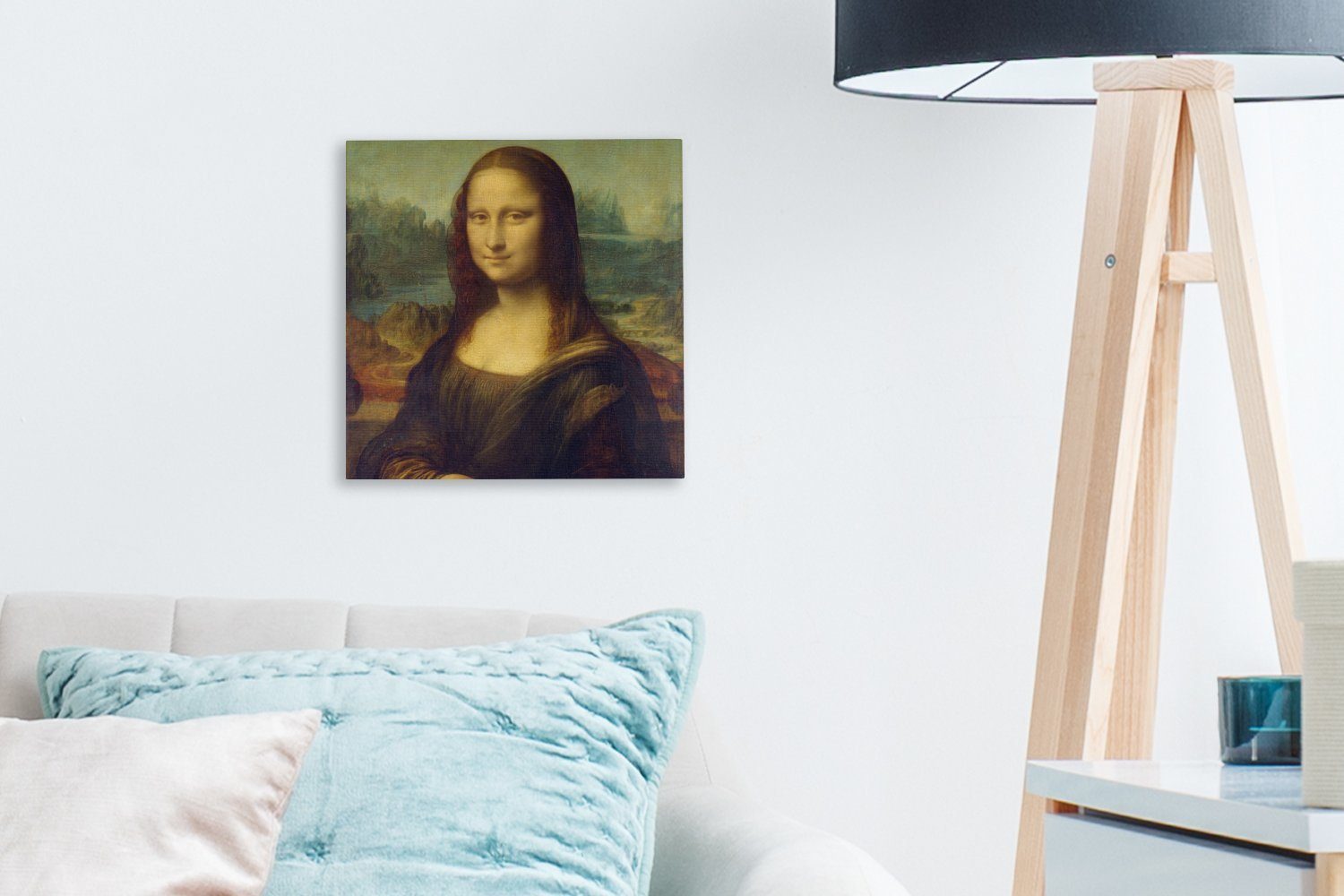 da - (1 für Leinwand Vinci, Schlafzimmer Lisa Bilder St), Leinwandbild Leonardo Wohnzimmer OneMillionCanvasses® Mona