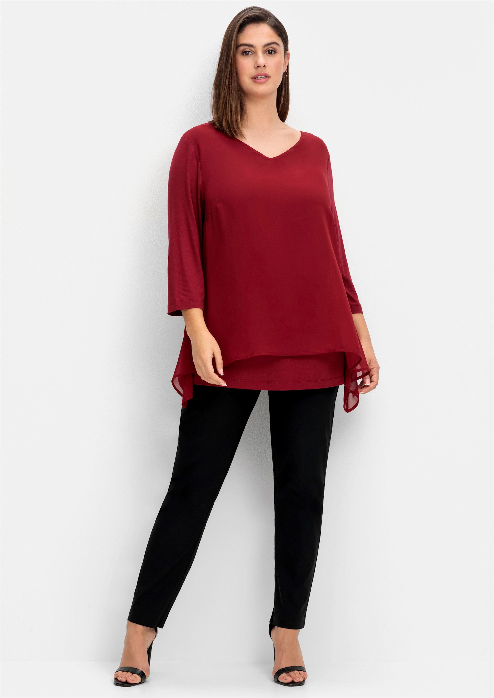 Sheego T-Shirt Blusenshirt günstig online kaufen