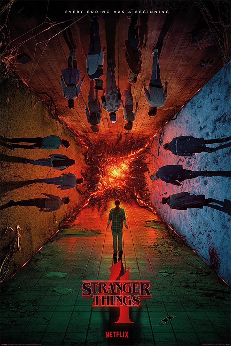 PYRAMID Poster Stranger Things 4 Poster Every Ending Has A Beginning 61 x 91,5 cm