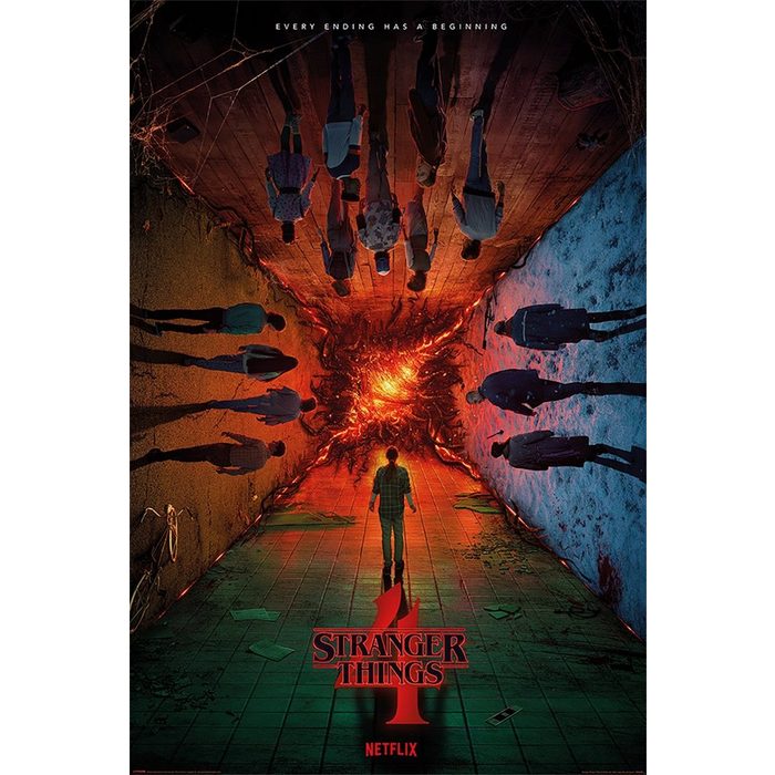 PYRAMID Poster Stranger Things 4 Poster Every Ending Has A Beginning 61 x 91 5 cm