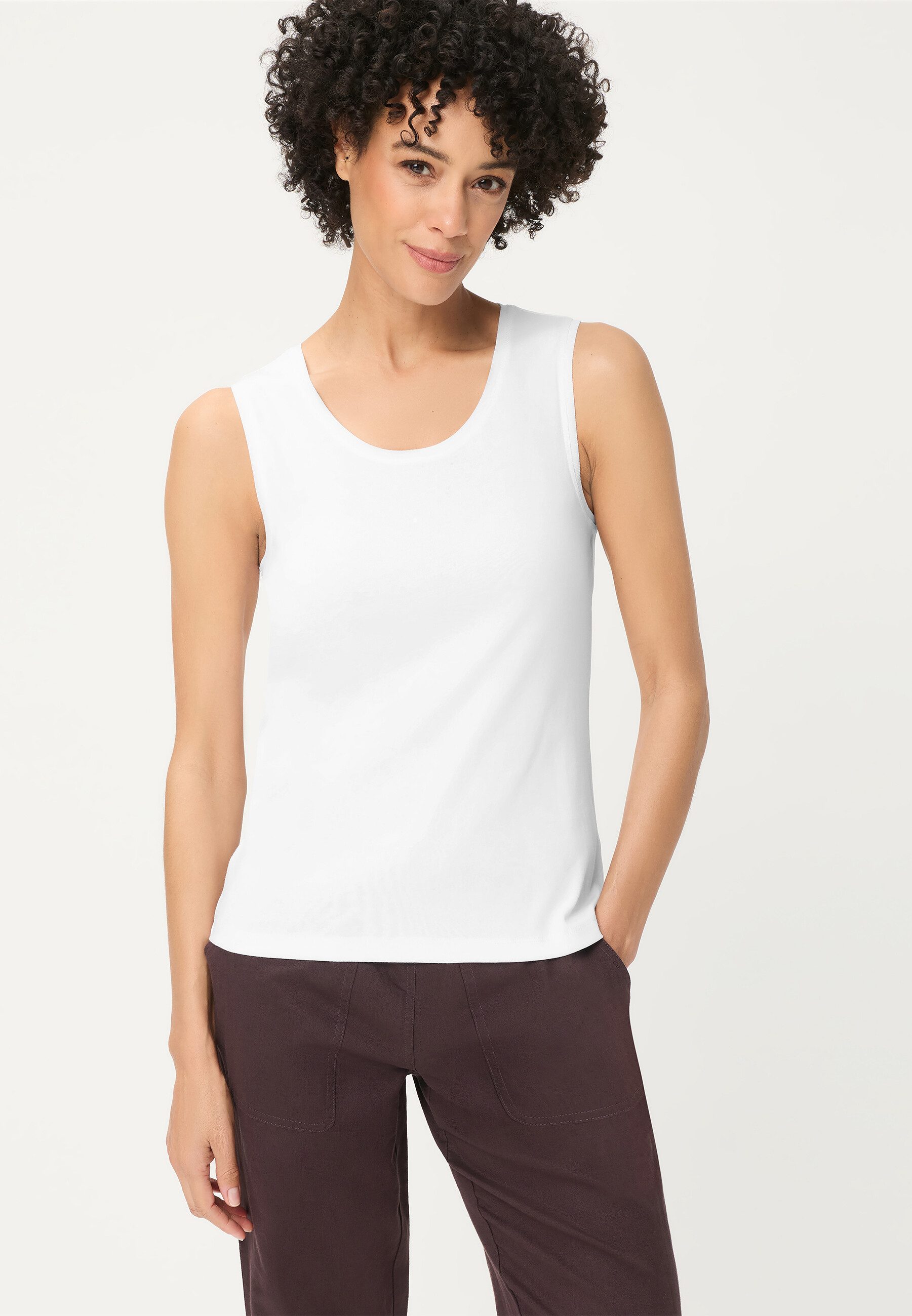 Olsen Cardigan Shirt mit Rundhalsausschnitt