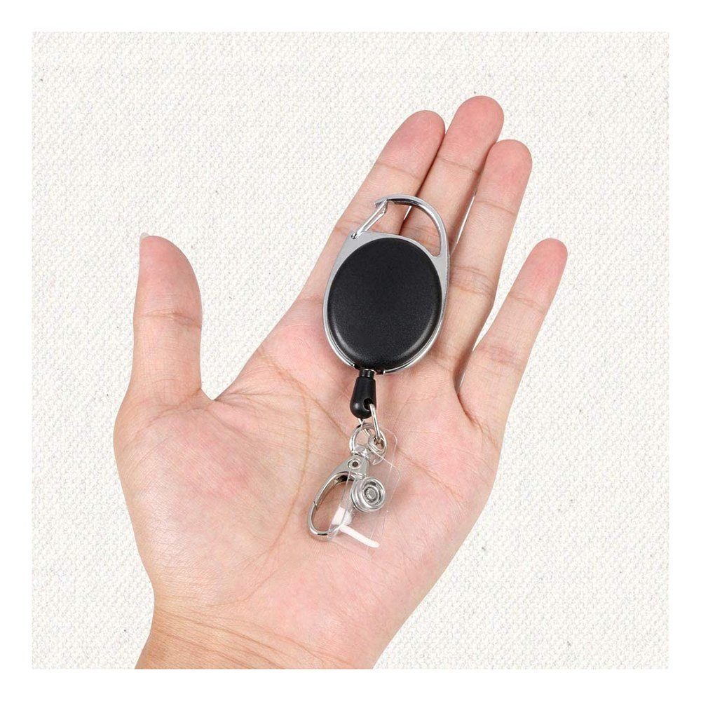 2-in-1-Ausweis TUABUR Karte und Schlüsselring, Schlüsselanhänger Ausweishalter mit Schlüssel, (3-tlg)