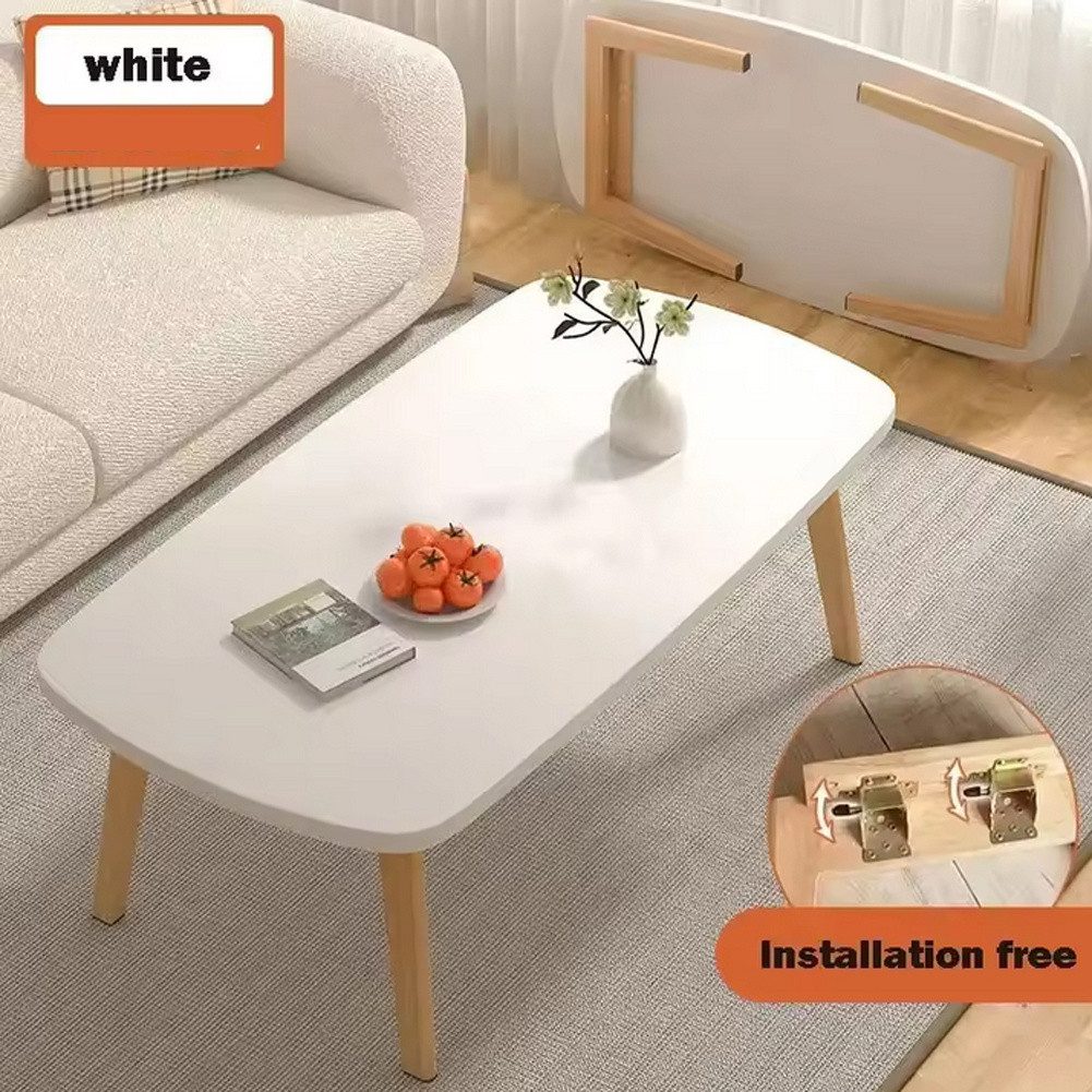 GarveeMore Couchtisch Klappbarer Couchtisch, zusammenklappbarer hölzerner günstig online kaufen