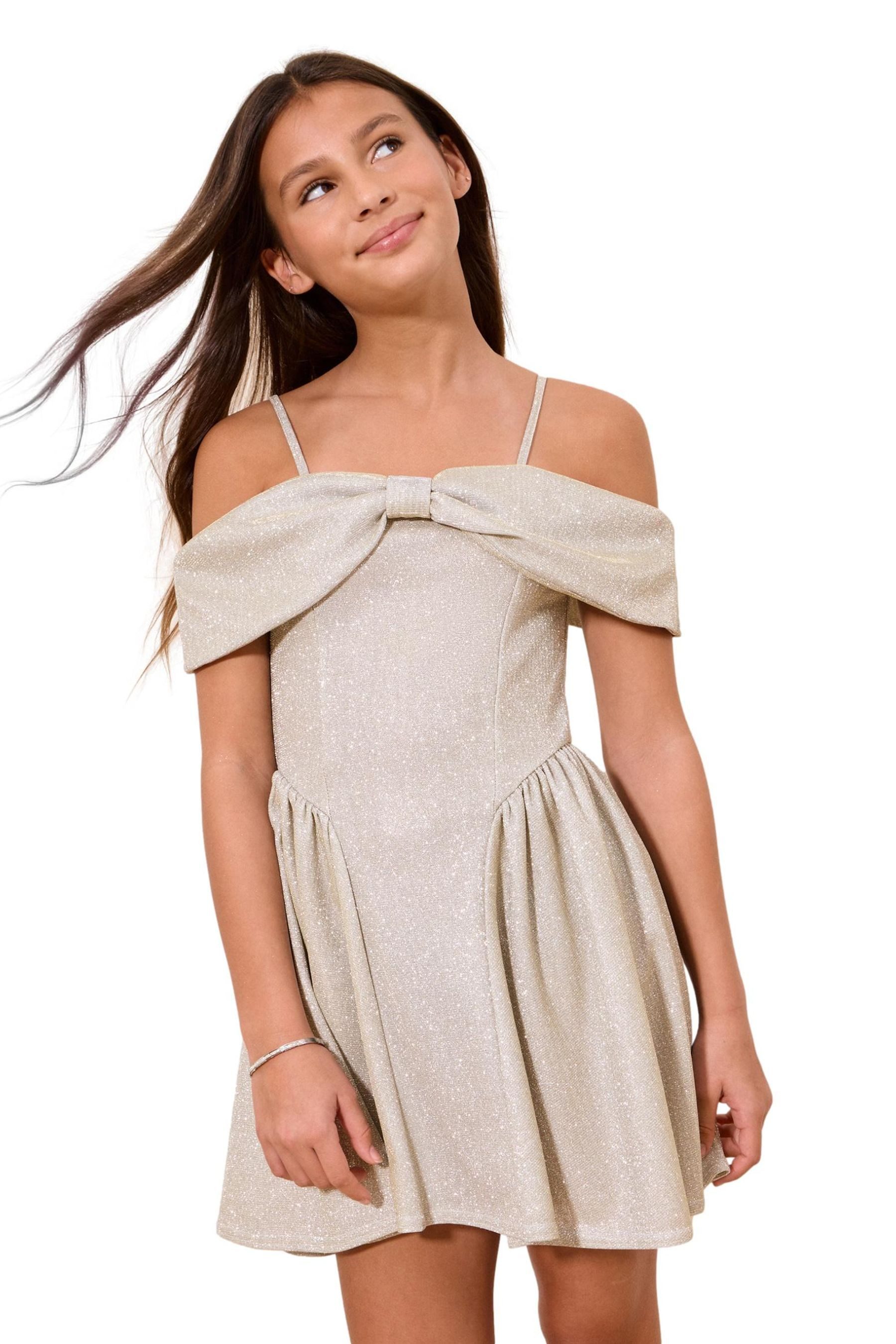 LIPSY Off-Shoulder-Kleid Lipsy Bardot-Kleid (1-tlg)