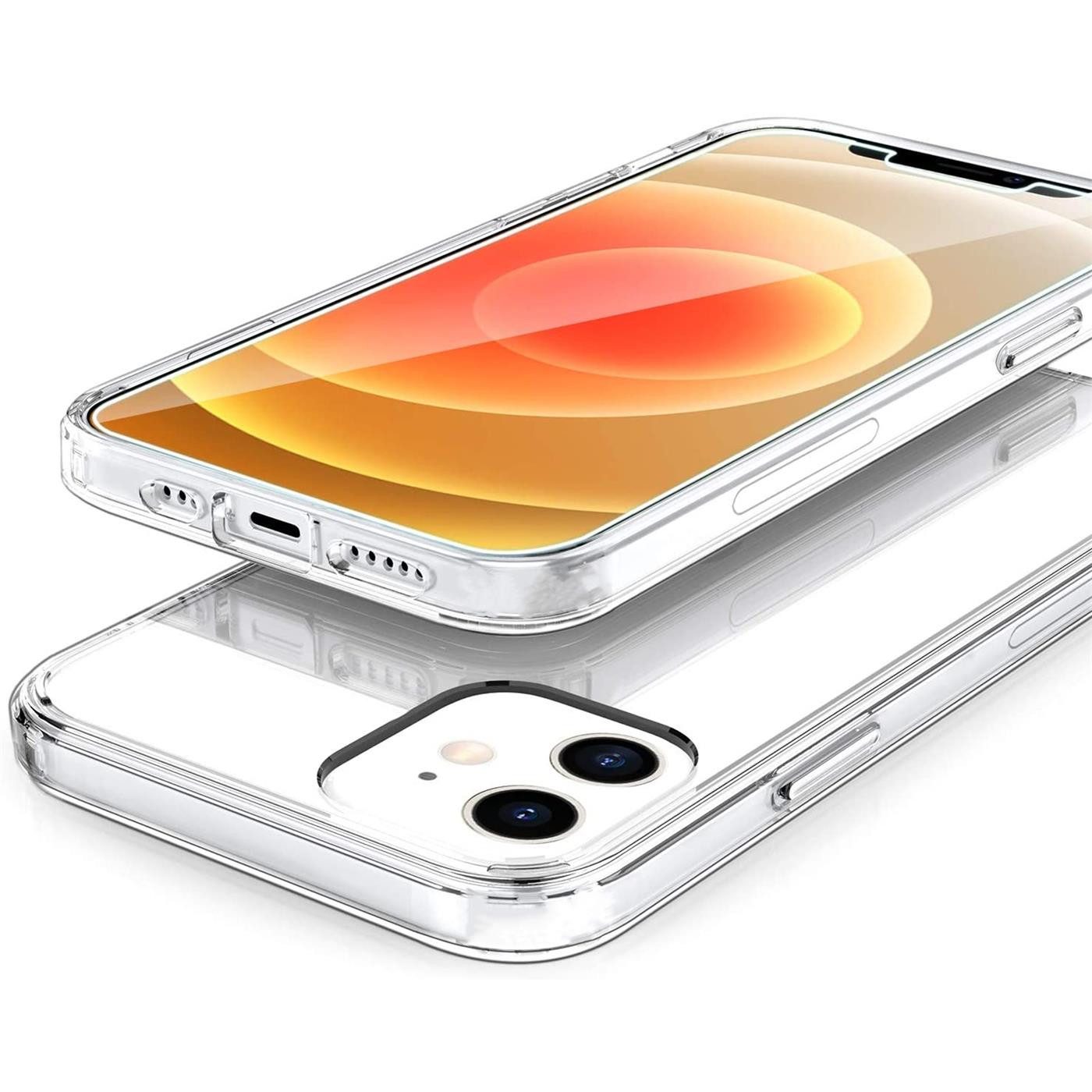 CoolGadget Handyhülle Transparent Ultra Slim Case für Apple iPhone 12 Mini 5,4 Zoll, Silikon Hülle Dünne Schutzhülle für iPhone 12 Mini Hülle