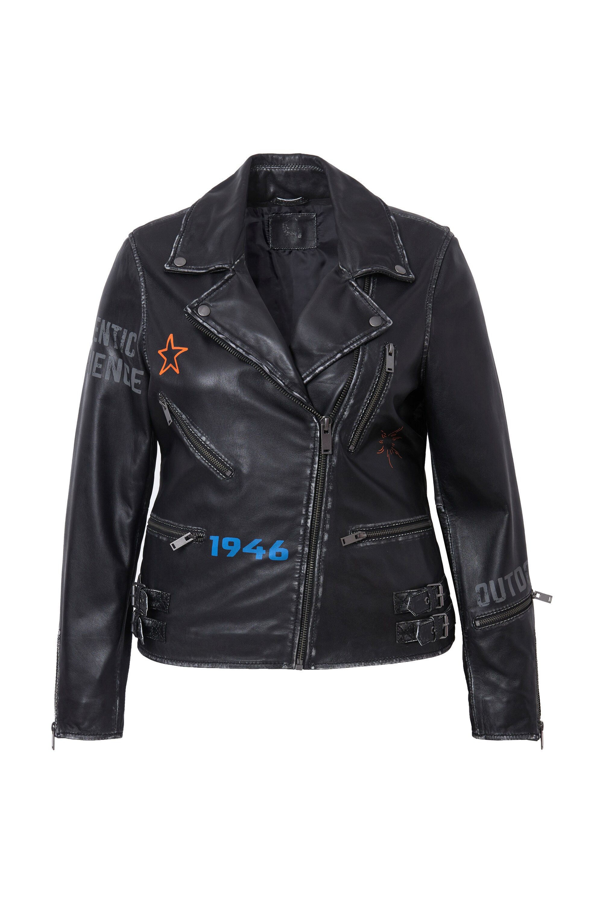 Angel of Style Lederjacke Lederjacke Bikerjacke günstig online kaufen
