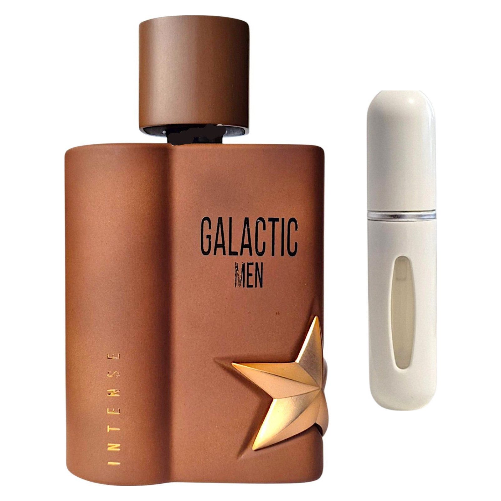 Maison Alhambra Duft-Set Galactic Men Intense EDP 100ml + Parfümzerstäuber (leer)