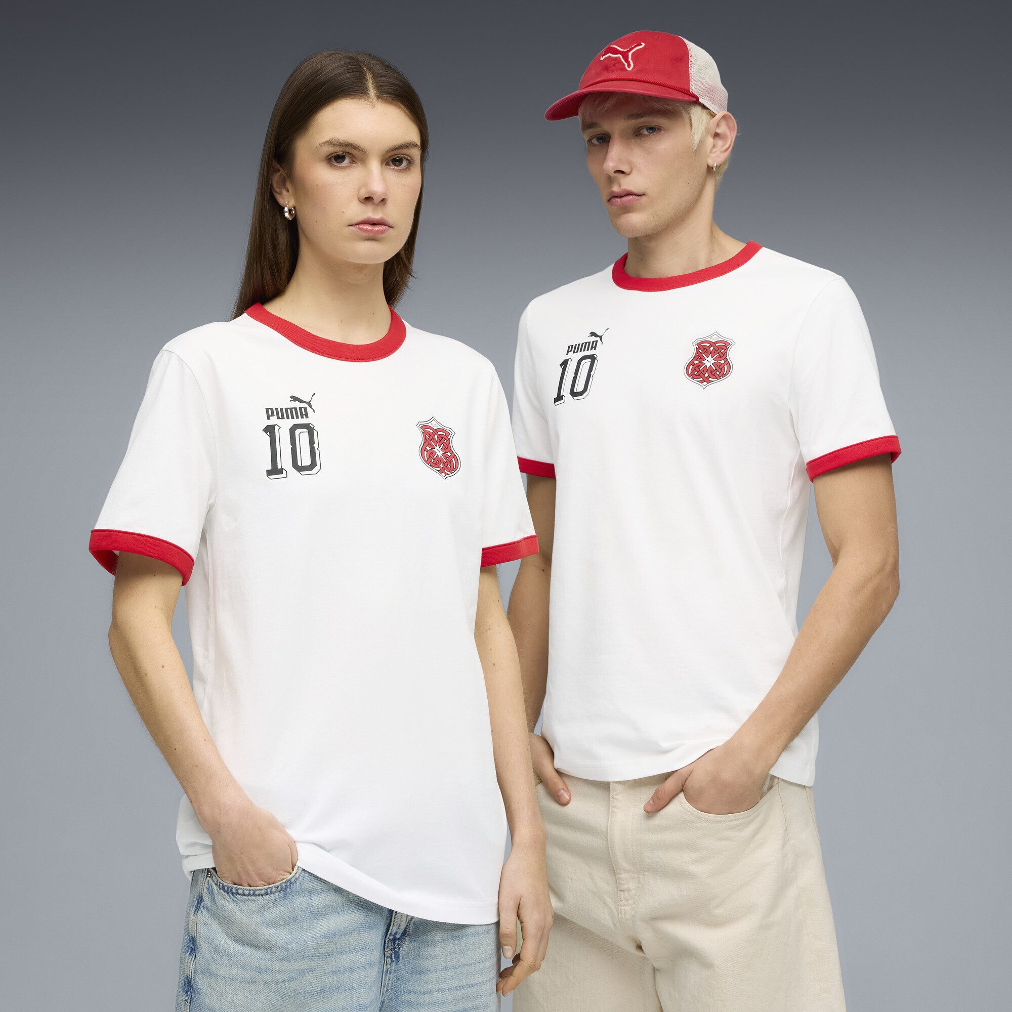 PUMA T-Shirt FUTURE.PUMA.ARCHIVE Ringer-T-Shirt Erwachsene