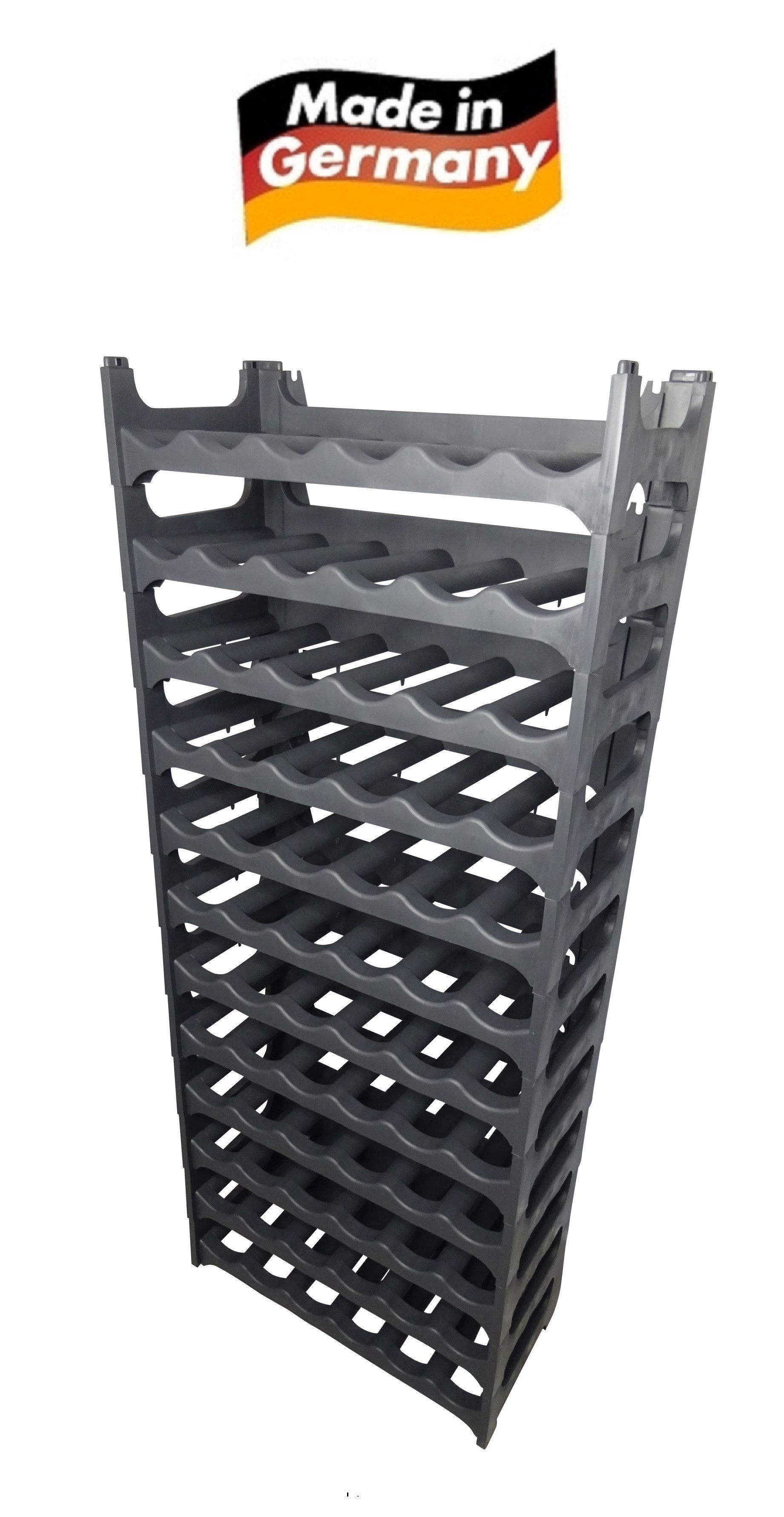 ALPFA Weinregal für 72 Flaschen anthrazit Made in Germany Flaschenregal, Sp günstig online kaufen