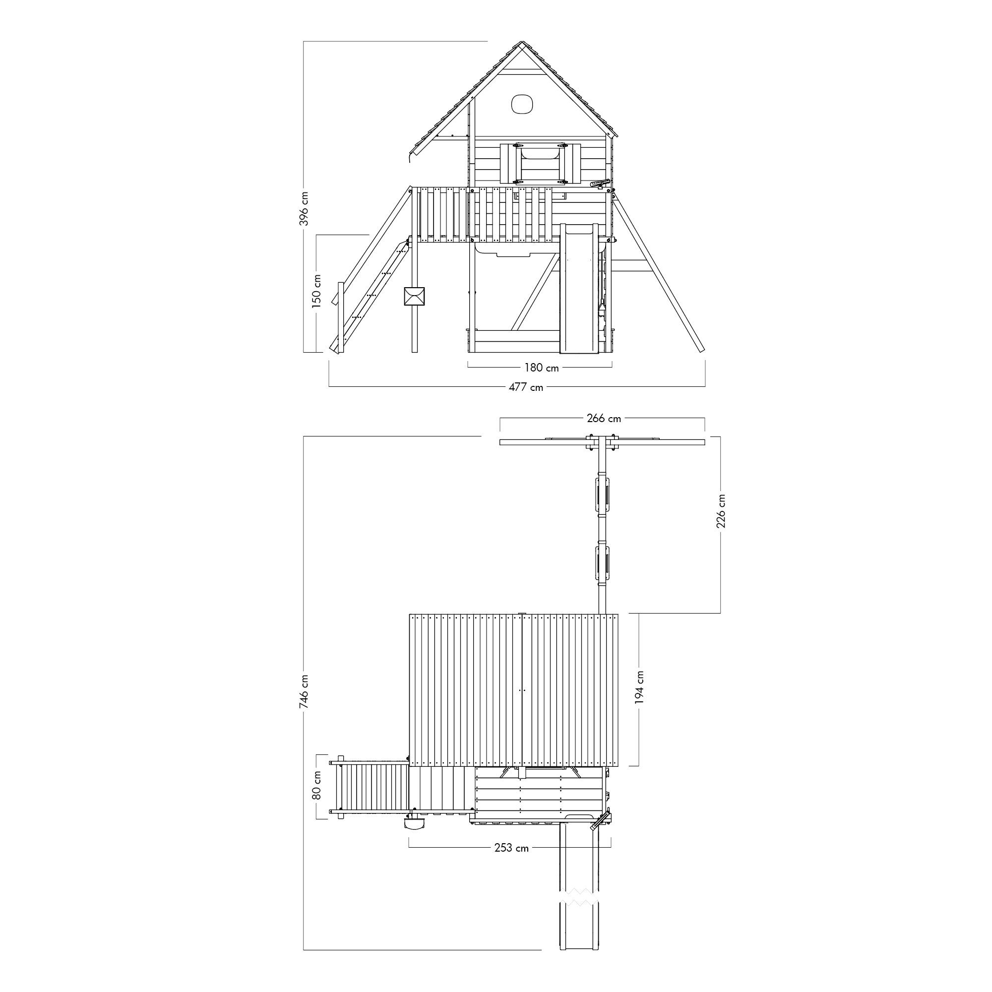 Stelzenhaus blau Wickey Rutsche, Smart Garantie*, Schaukel LakeHouse Großes 10-Jahre Sandkasten, Klettergerüst Integrierter Spielhaus mit &
