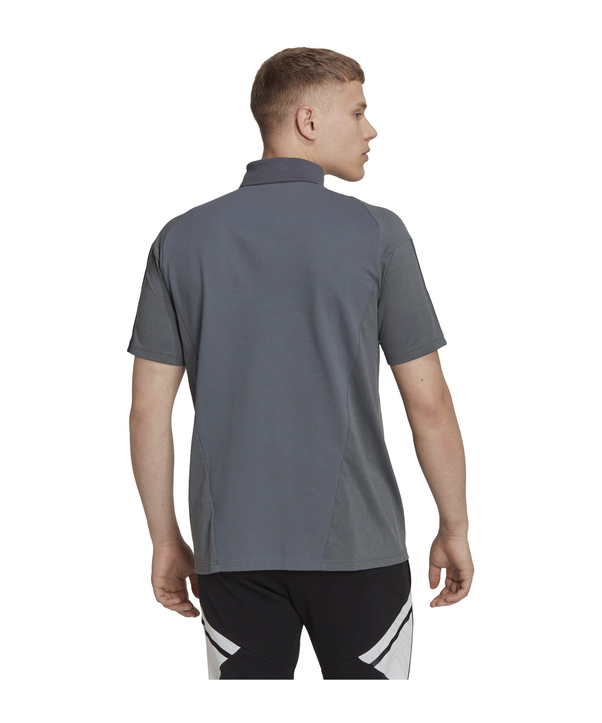 Performance grau Competition Poloshirt Tiro 23 default T-Shirt adidas