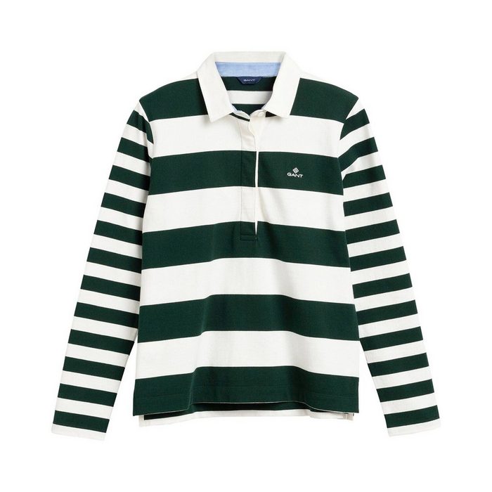 Gant Sweatshirt Rugby-Polo mit Streifen-Mix