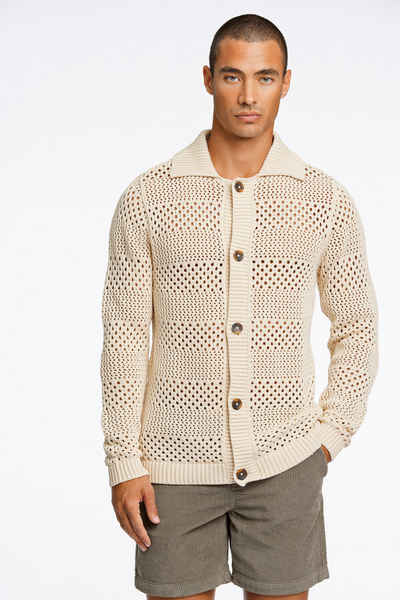 LINDBERGH Cardigan mit Lochmusterung