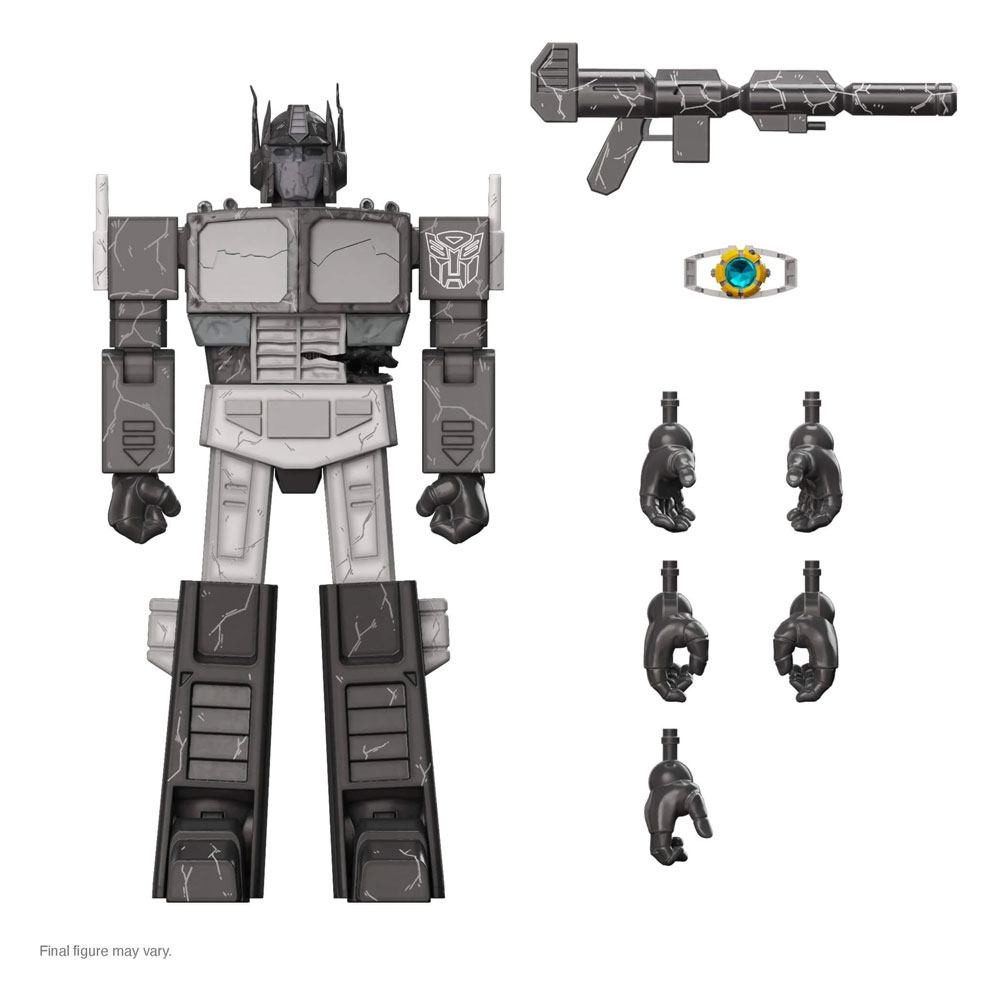 Super7 Actionfigur Transformers Ultimates Optimus Prime Fallen Leader 7 Inch Actionfigur