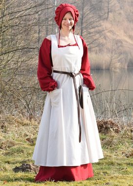 Battle Merchant Burgfräulein-Kostüm Mittelalter-Schürze Natur, "Ruth"